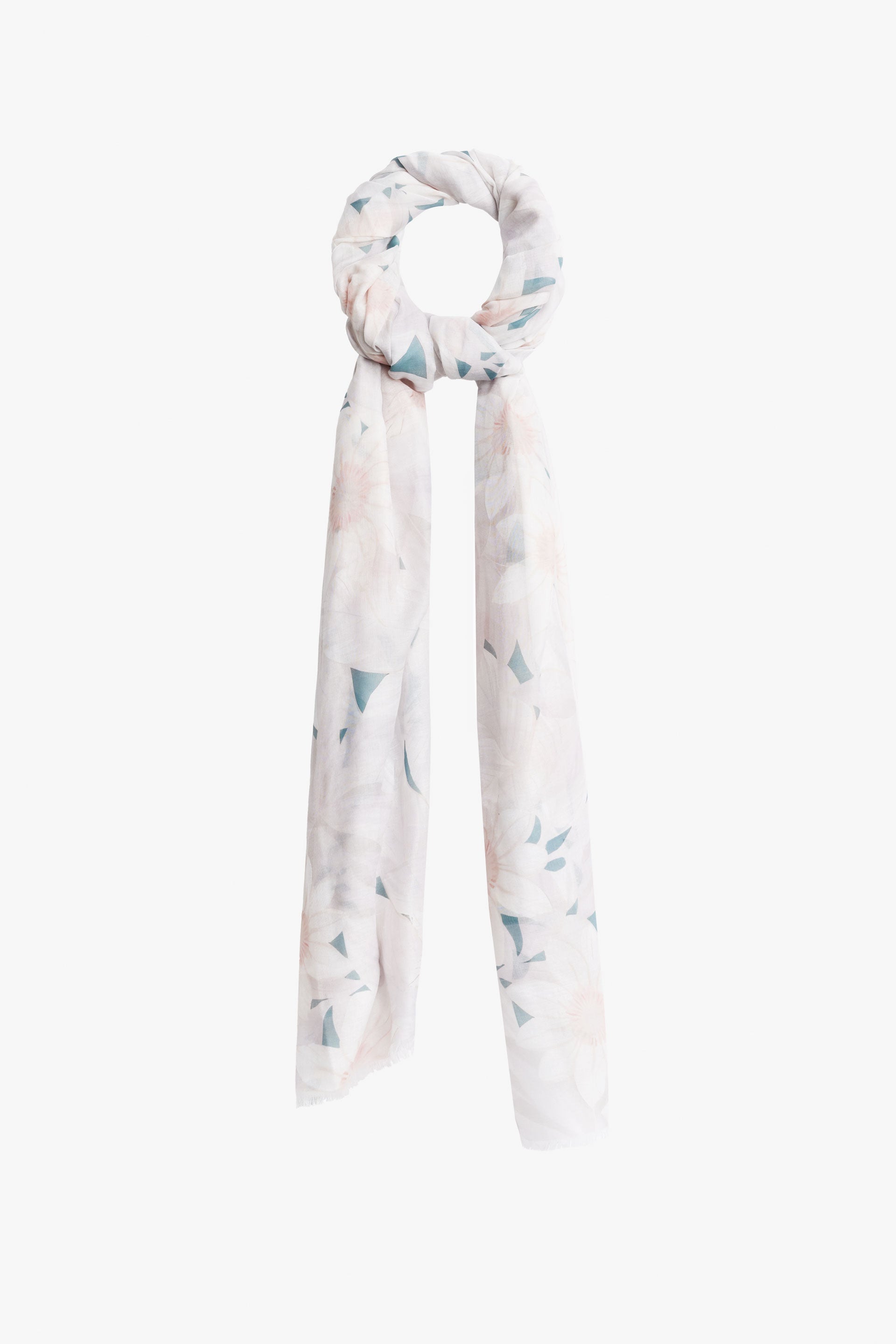 Foulard imprimé - Femme && BLANC