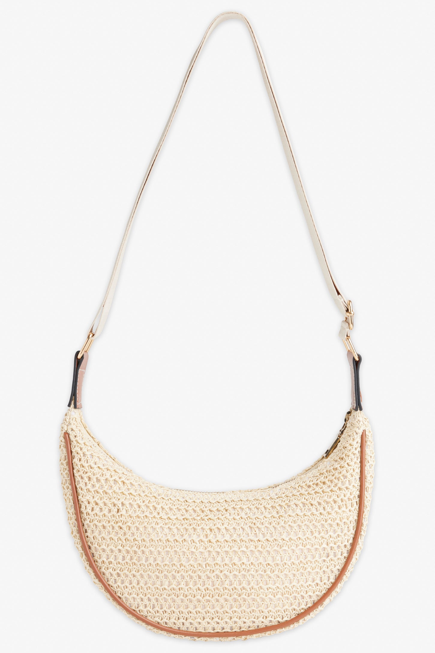 Sac à main en Raffia - Femme && NATUREL