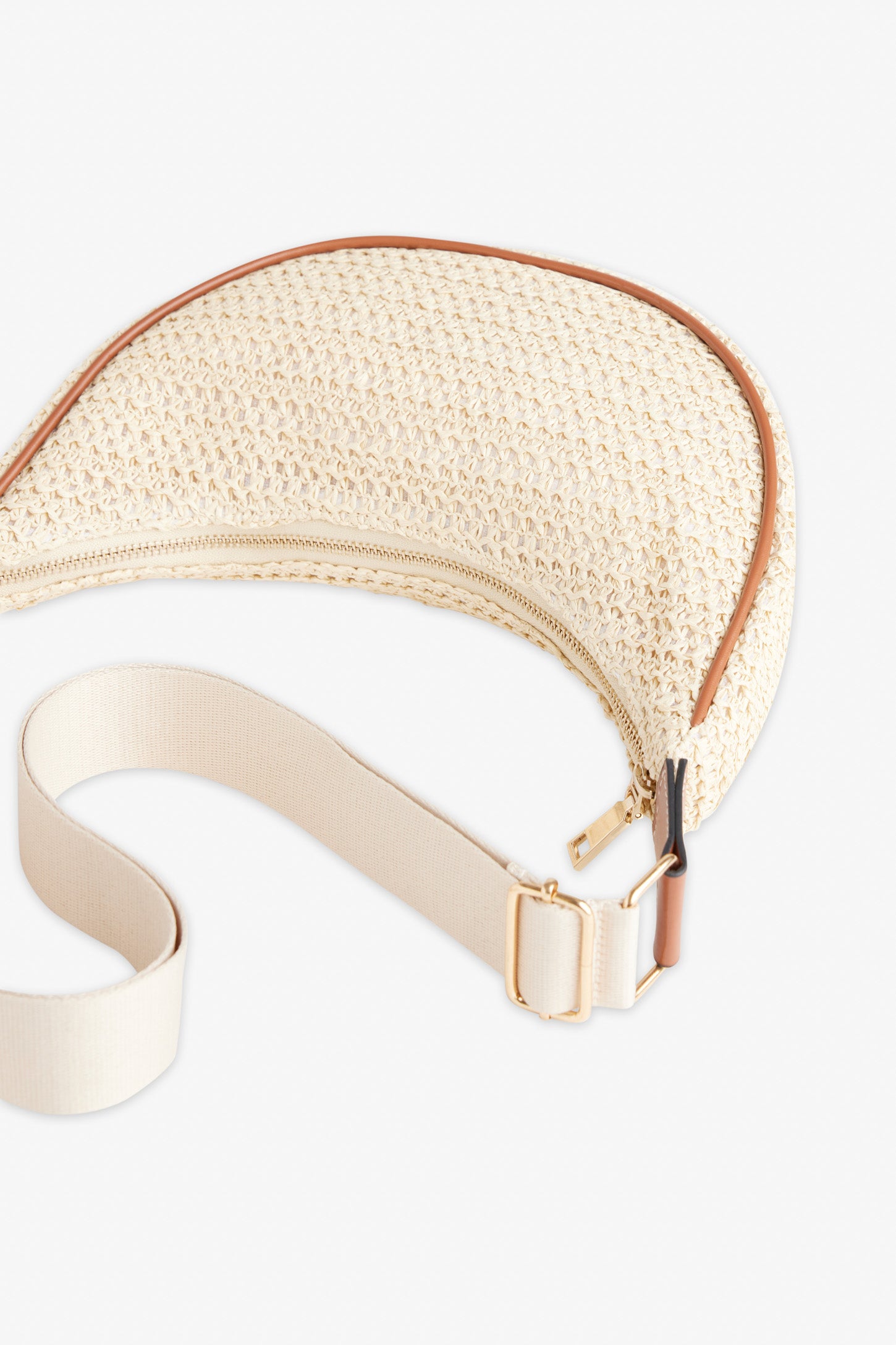Sac à main en Raffia - Femme && NATUREL