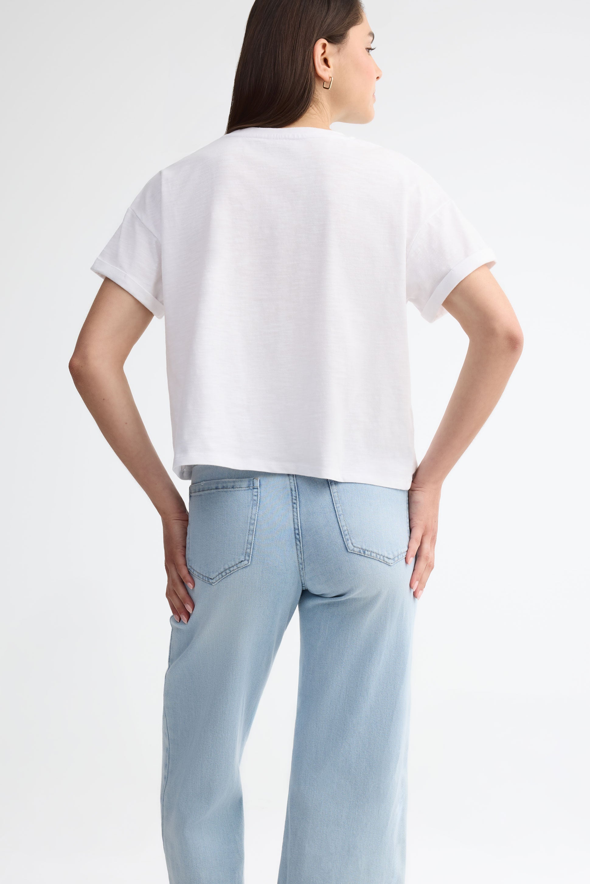 Jeans taille haute jambe droite - Femme && PEROXYDE