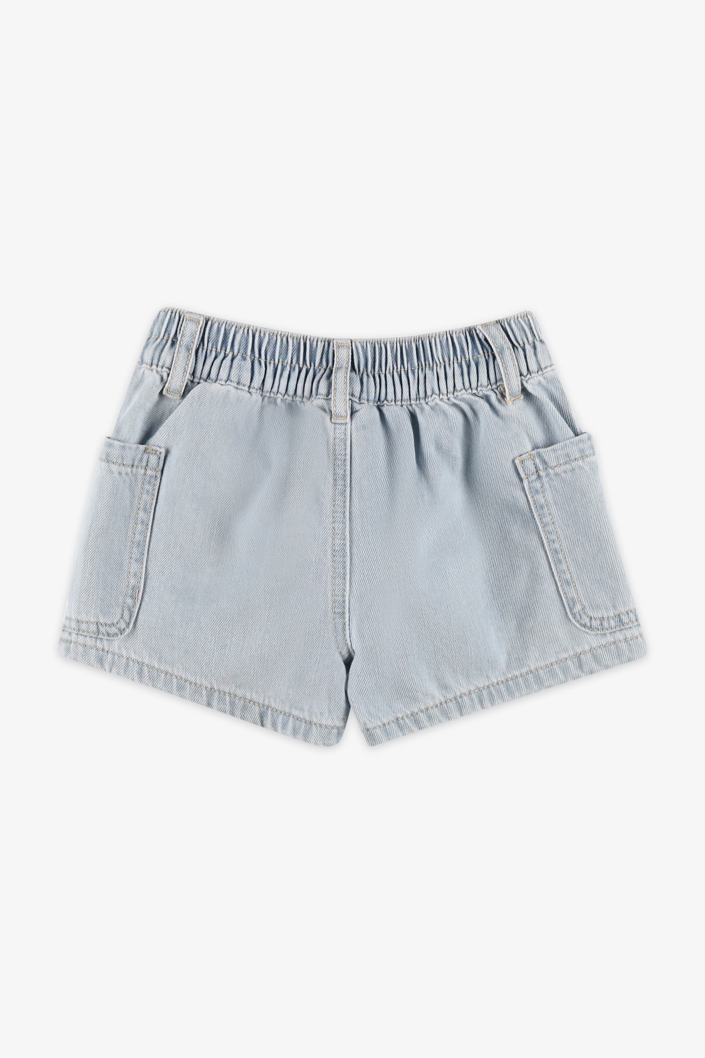 Short en jeans - Enfant fille && BLEU PALE