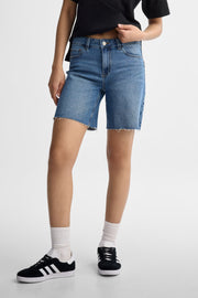 Short en jeans - Femme && DENIM MOYEN