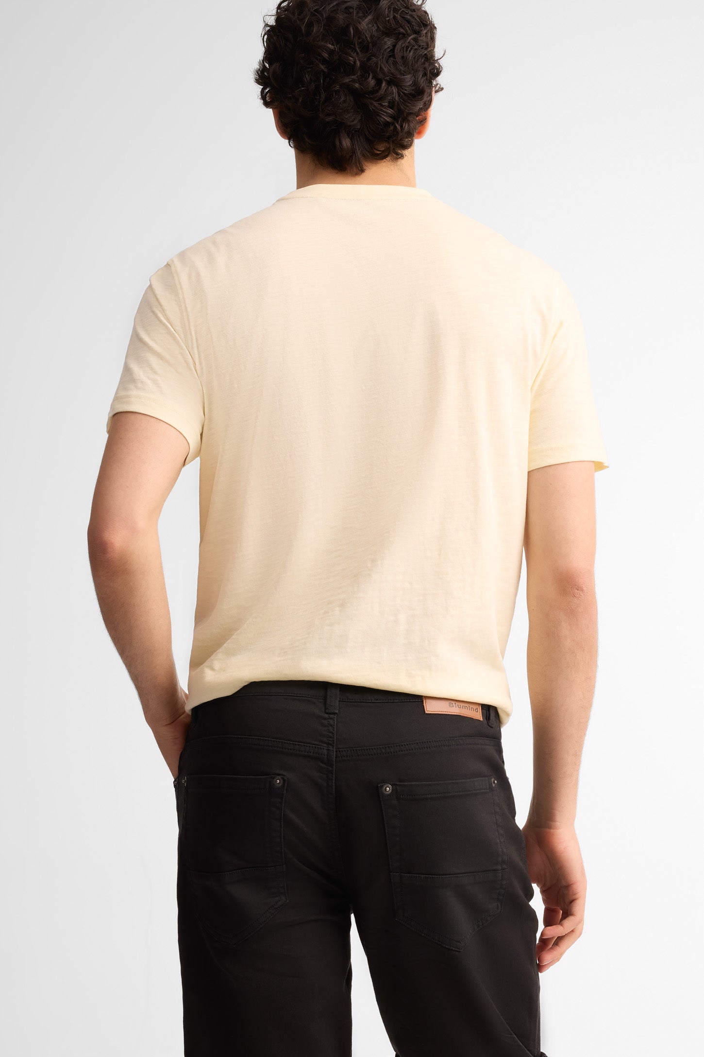 Short 5 poches en twill - Homme && NOIR