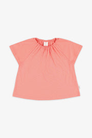 T-shirt col rond - Bébé fille && ROSE