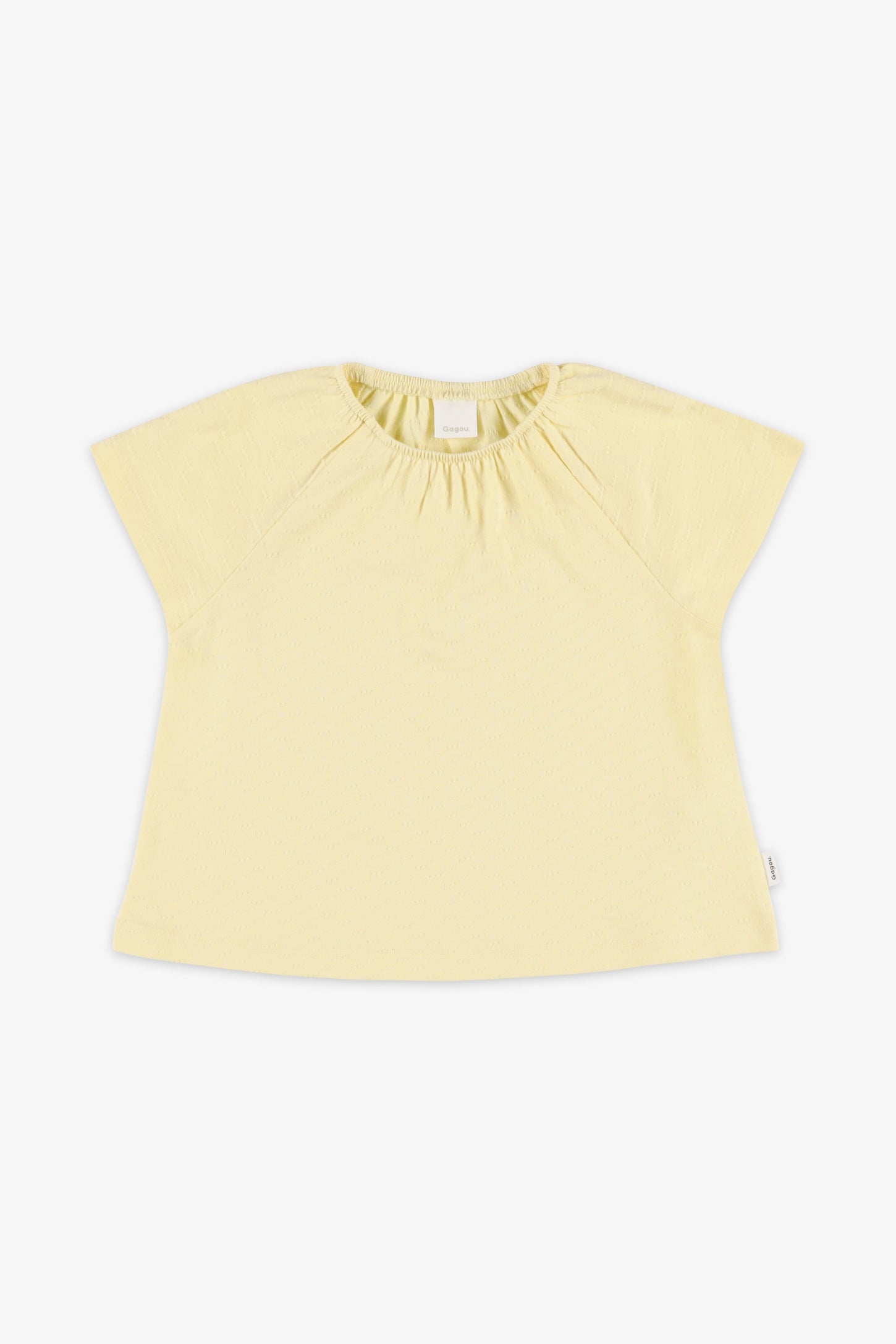 T-shirt col rond - Bébé fille && JAUNE