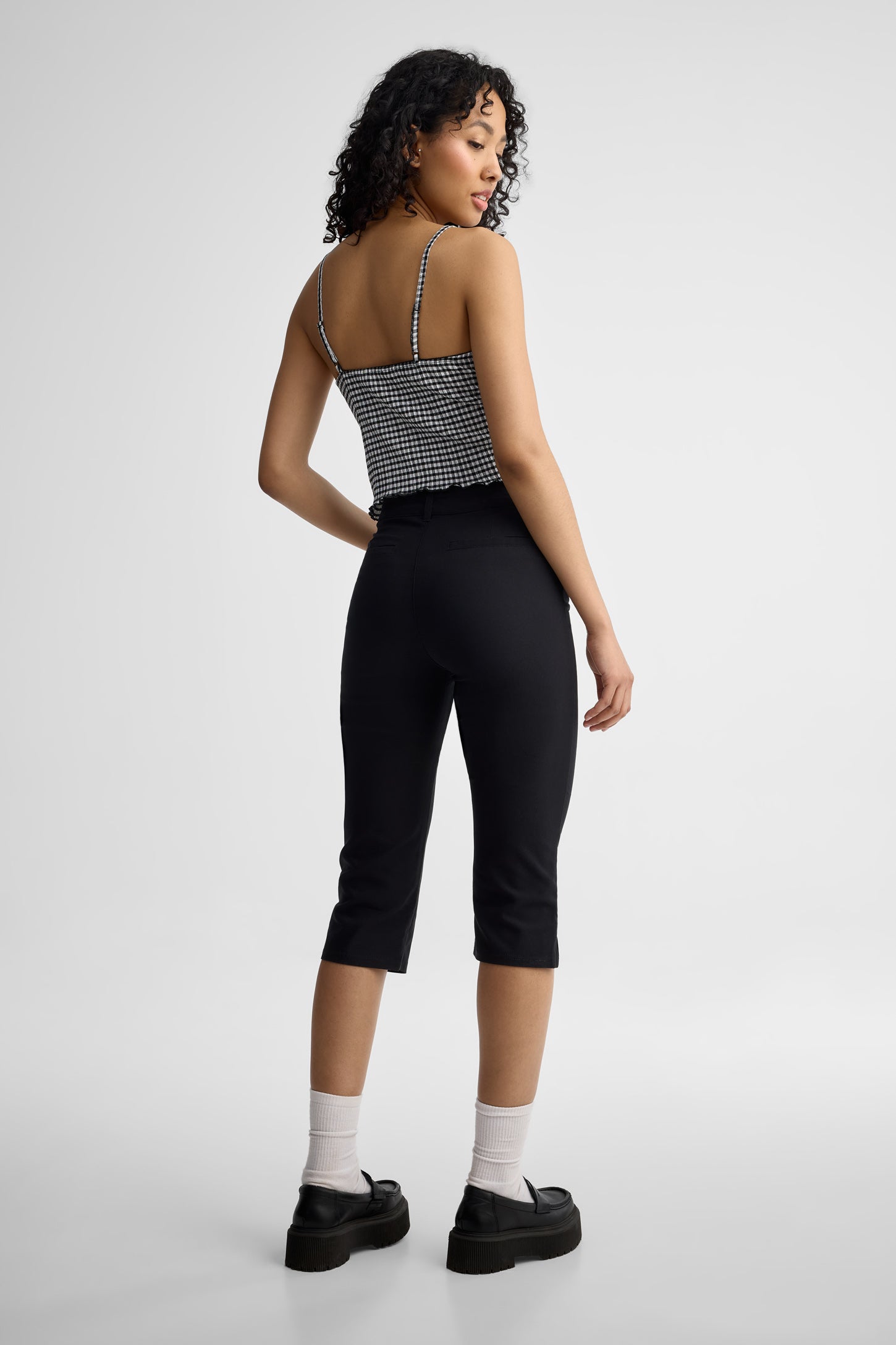 Camisole à bretelles fines - Femme && NOIR/MULTI
