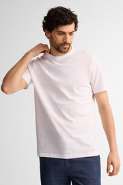 T- shirt col rond coton - Homme && BLANC