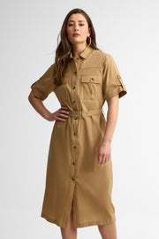 Robe maxi coton - Femme && BEIGE