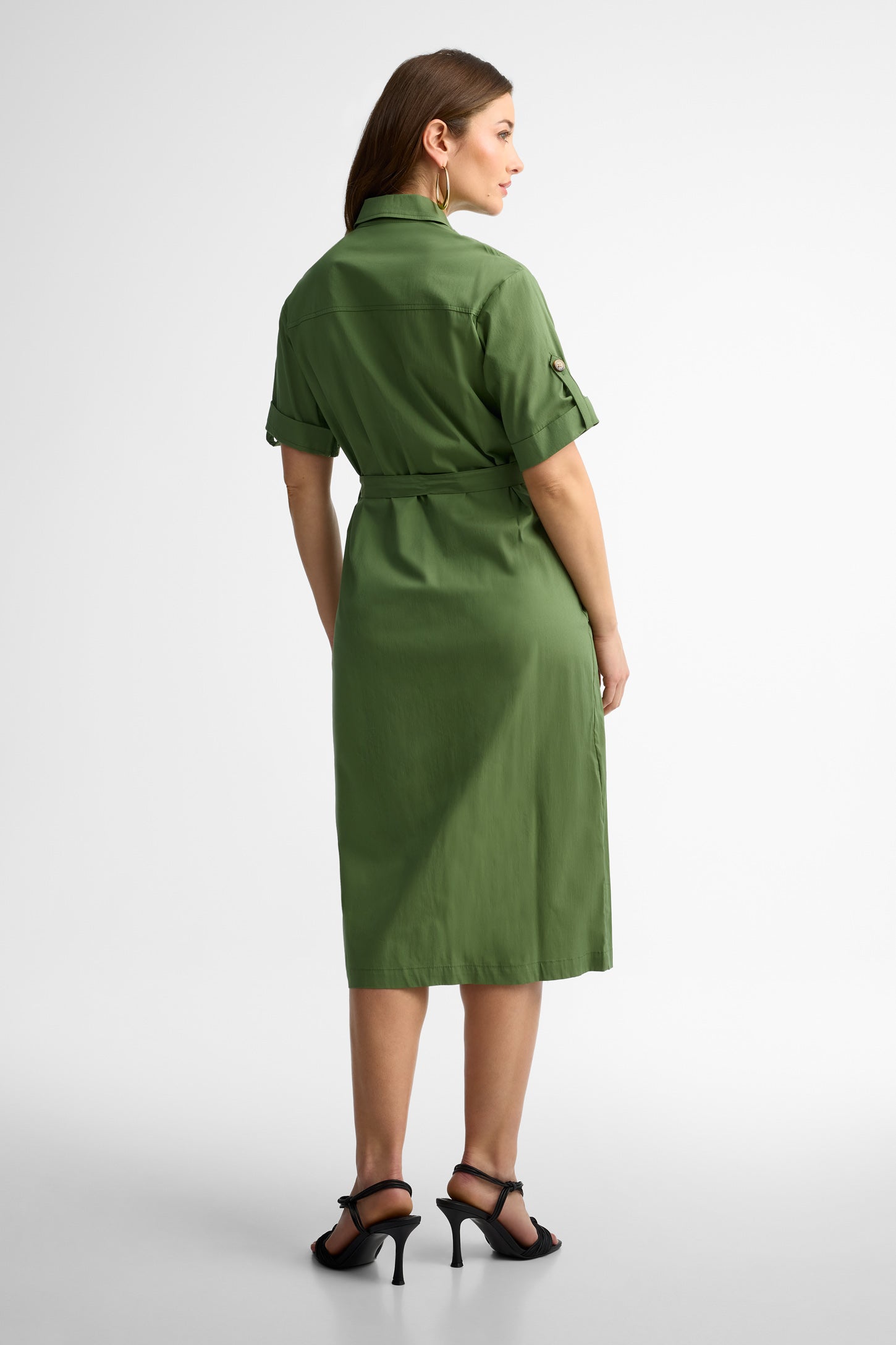 Robe maxi coton - Femme && KAKI