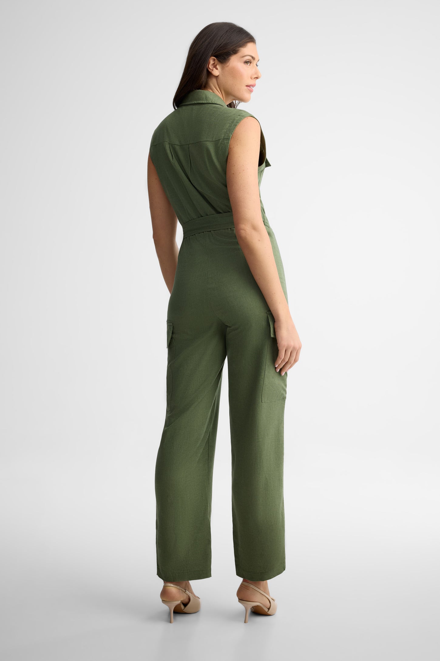 Combinaison jambe large - Femme && KAKI