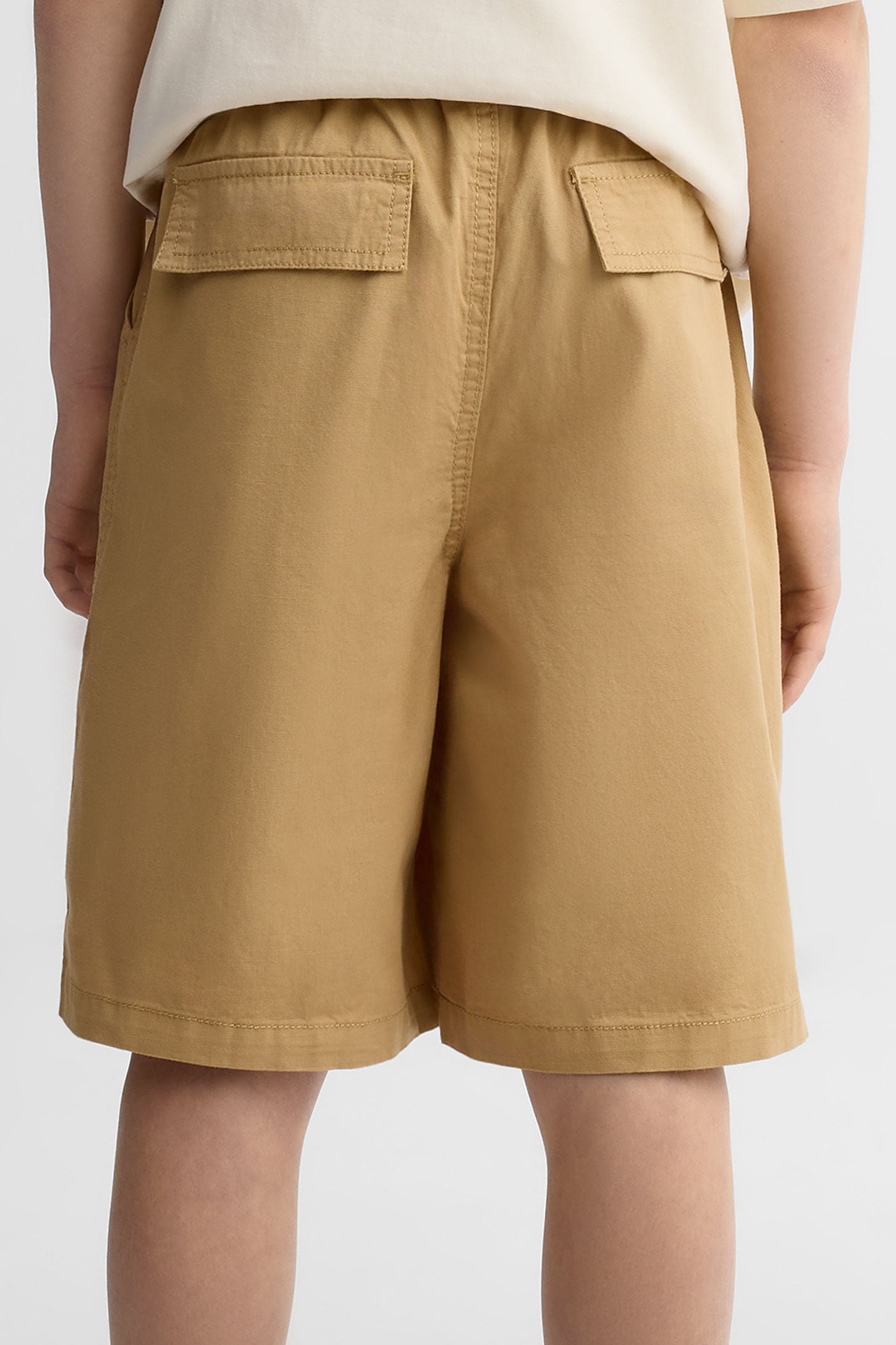 Short cargo en twill - Ado garçon && BRUN