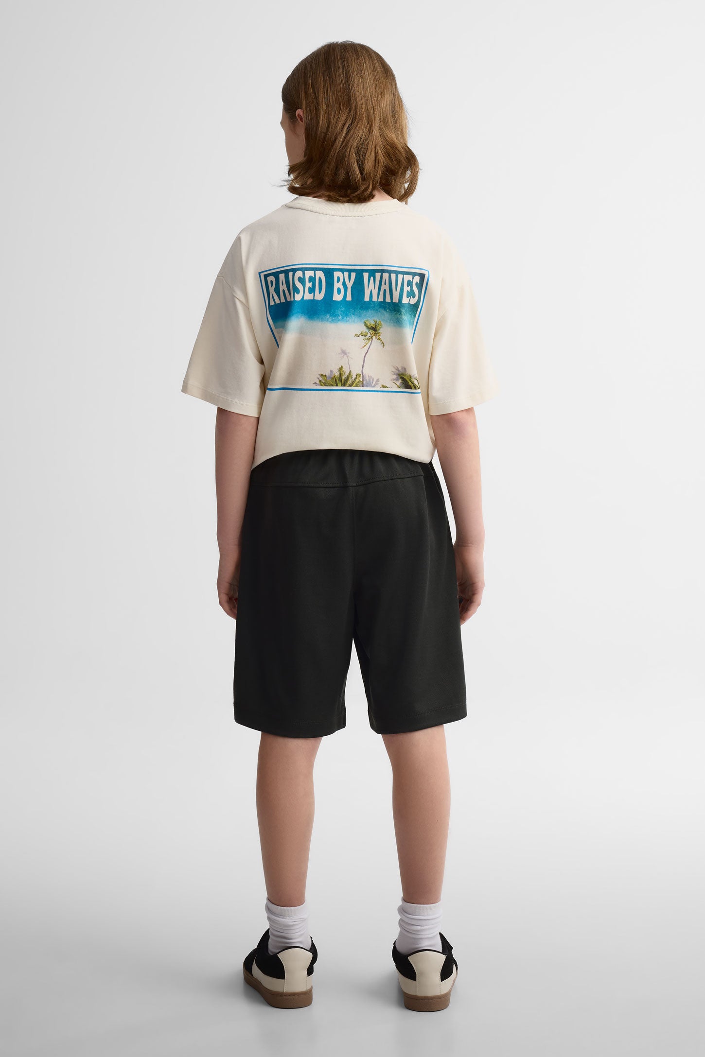 Short bermuda ample coton - Ado garçon && NOIR