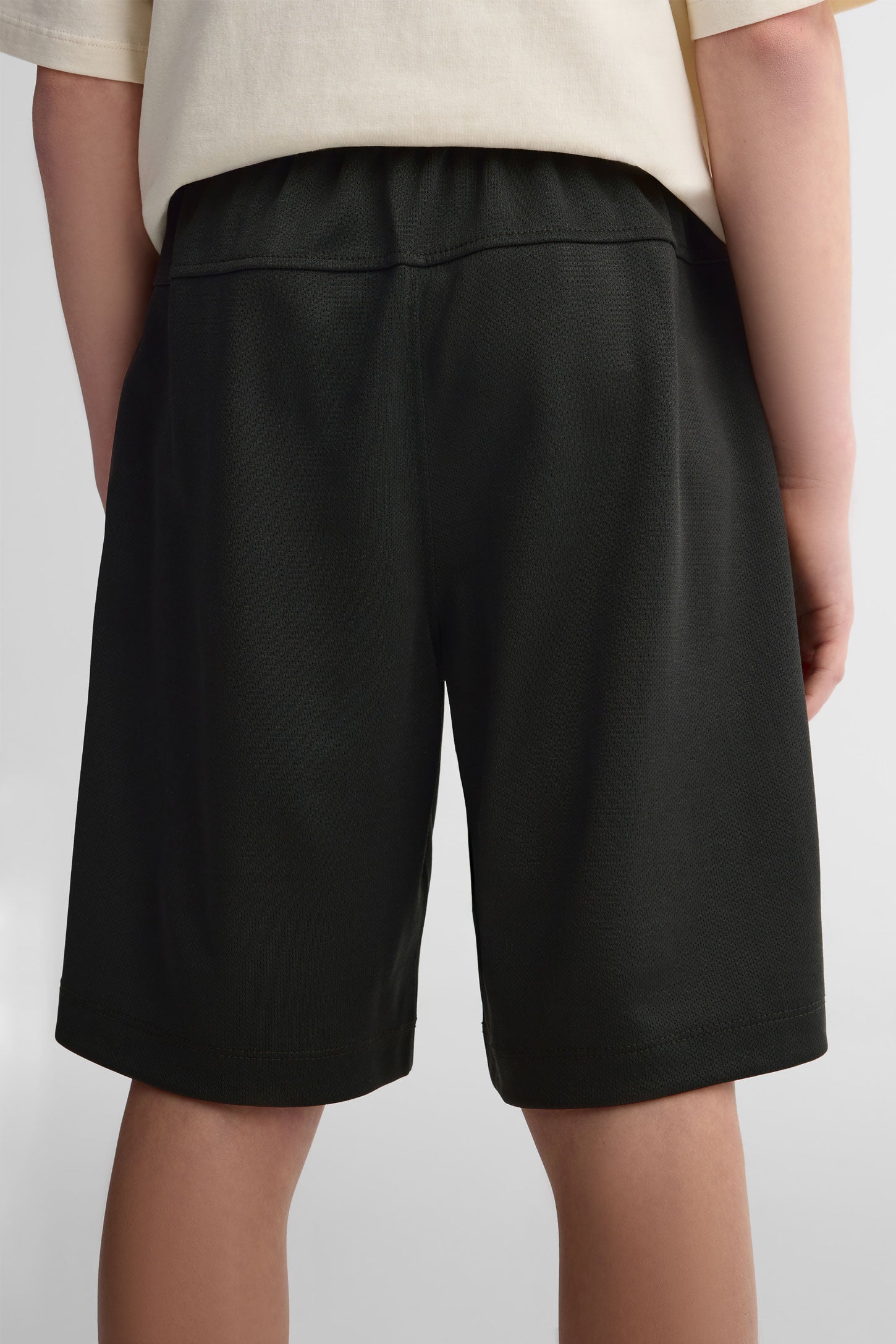 Short bermuda ample coton - Ado garçon && NOIR