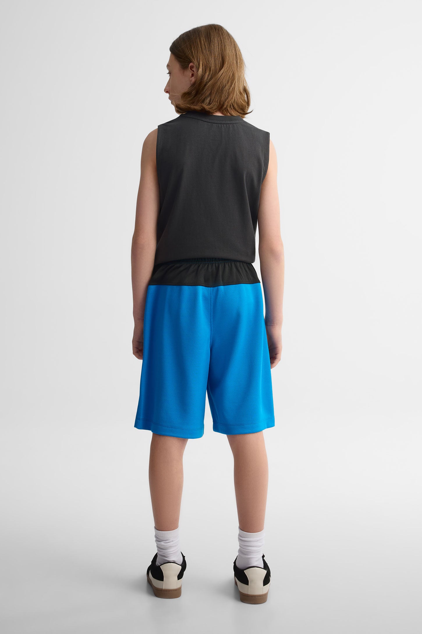 Short bermuda ample coton - Ado garçon && BLEU