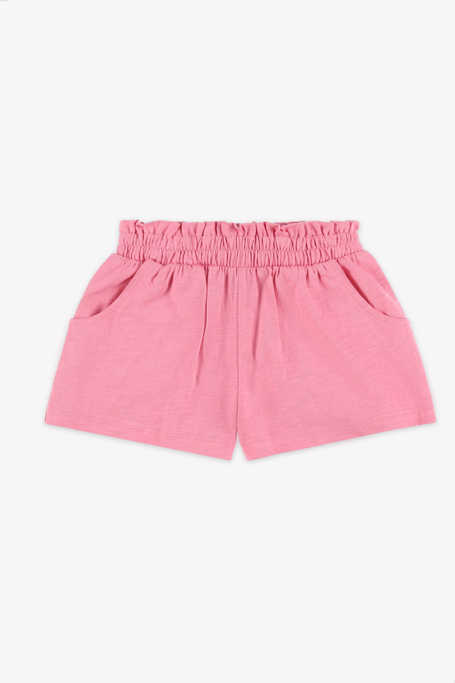 Short taille élastique coton, 2/20$ - Enfant fille && ROSE