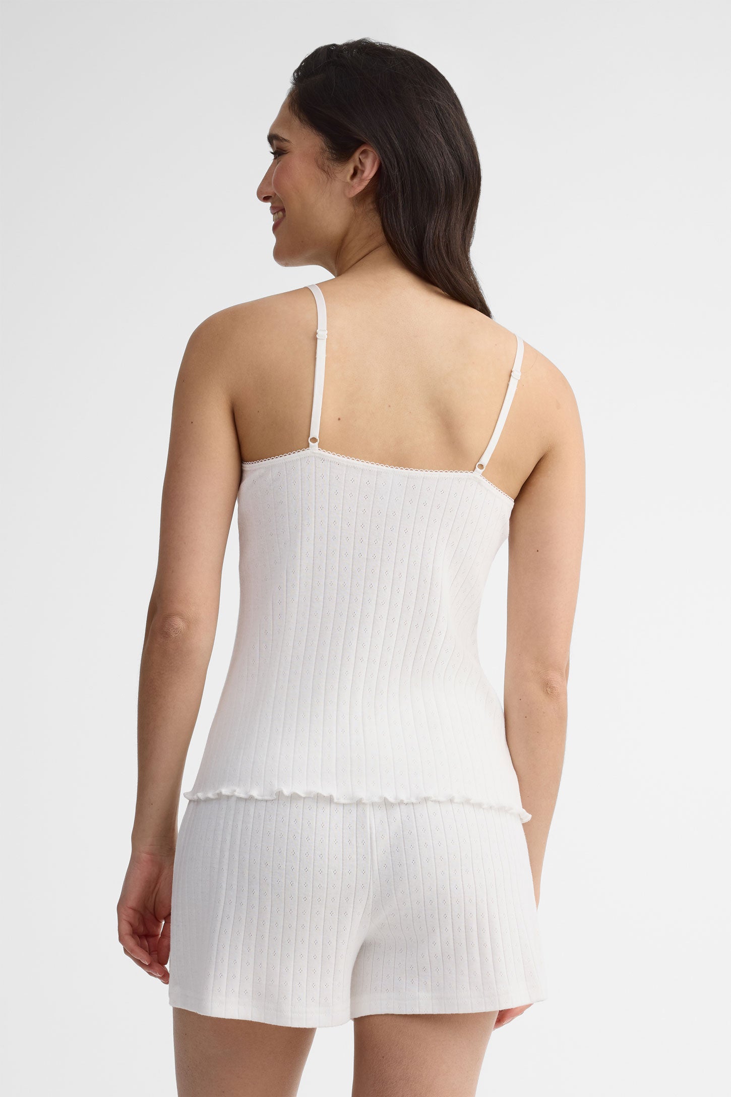 Camisole bretelles fines - Femme && VANILLE