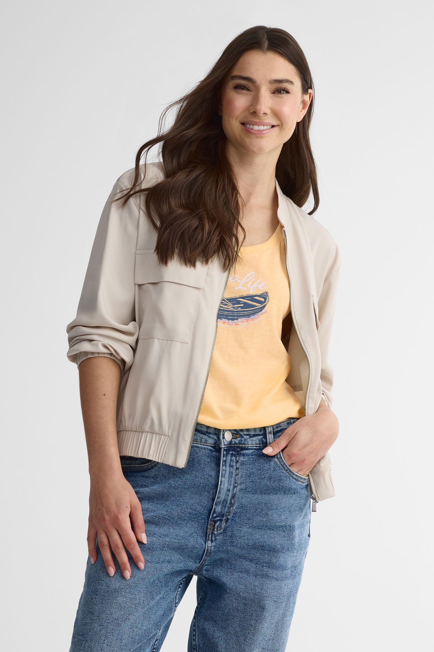 Camisole col dégagé coton, 2/30$ - Femme && JAUNE