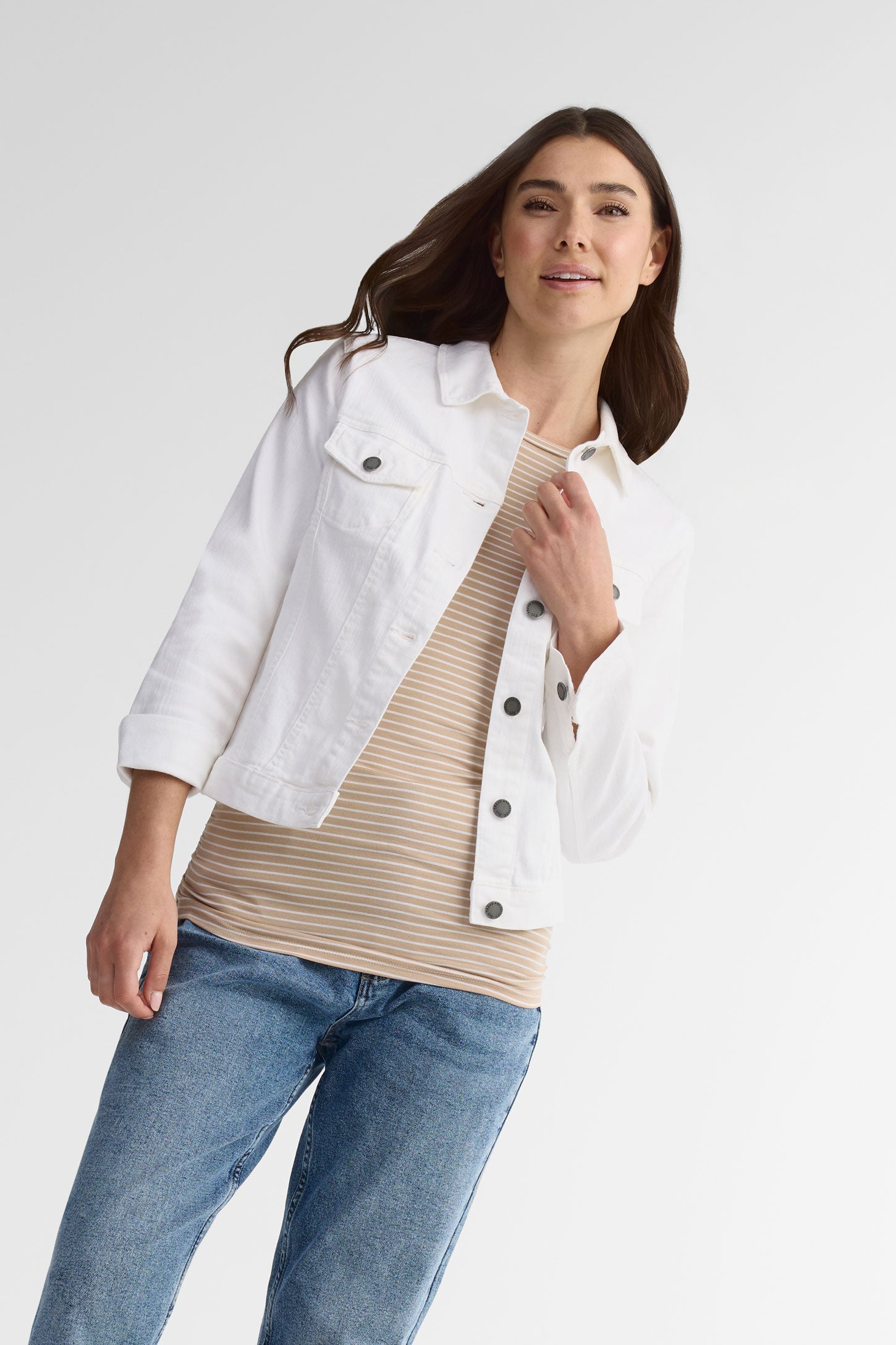 Camisole froncée sur les côtés - Femme && BEIGE/MULTI