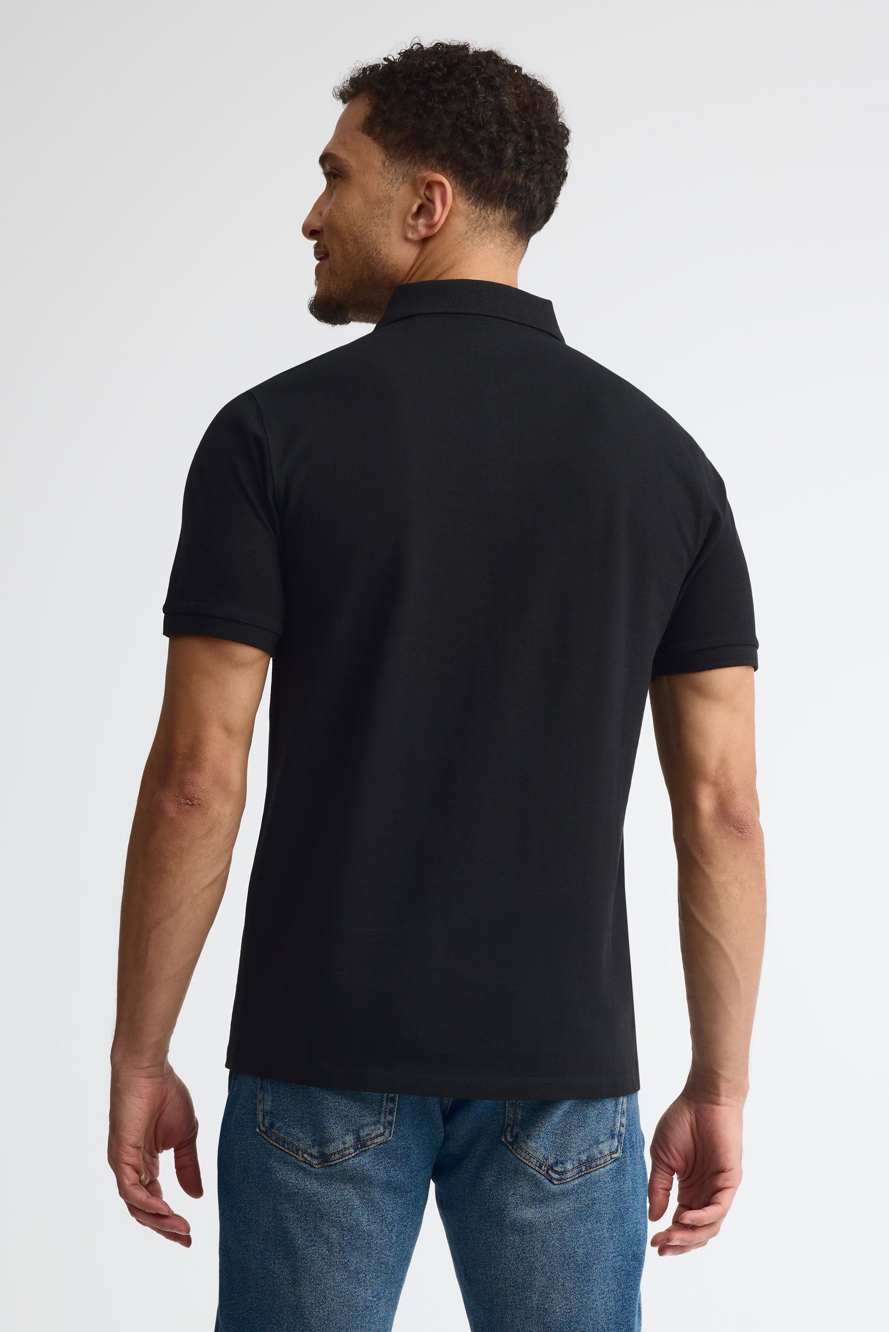 Polo manches courtes - Adulte unisexe && NOIR