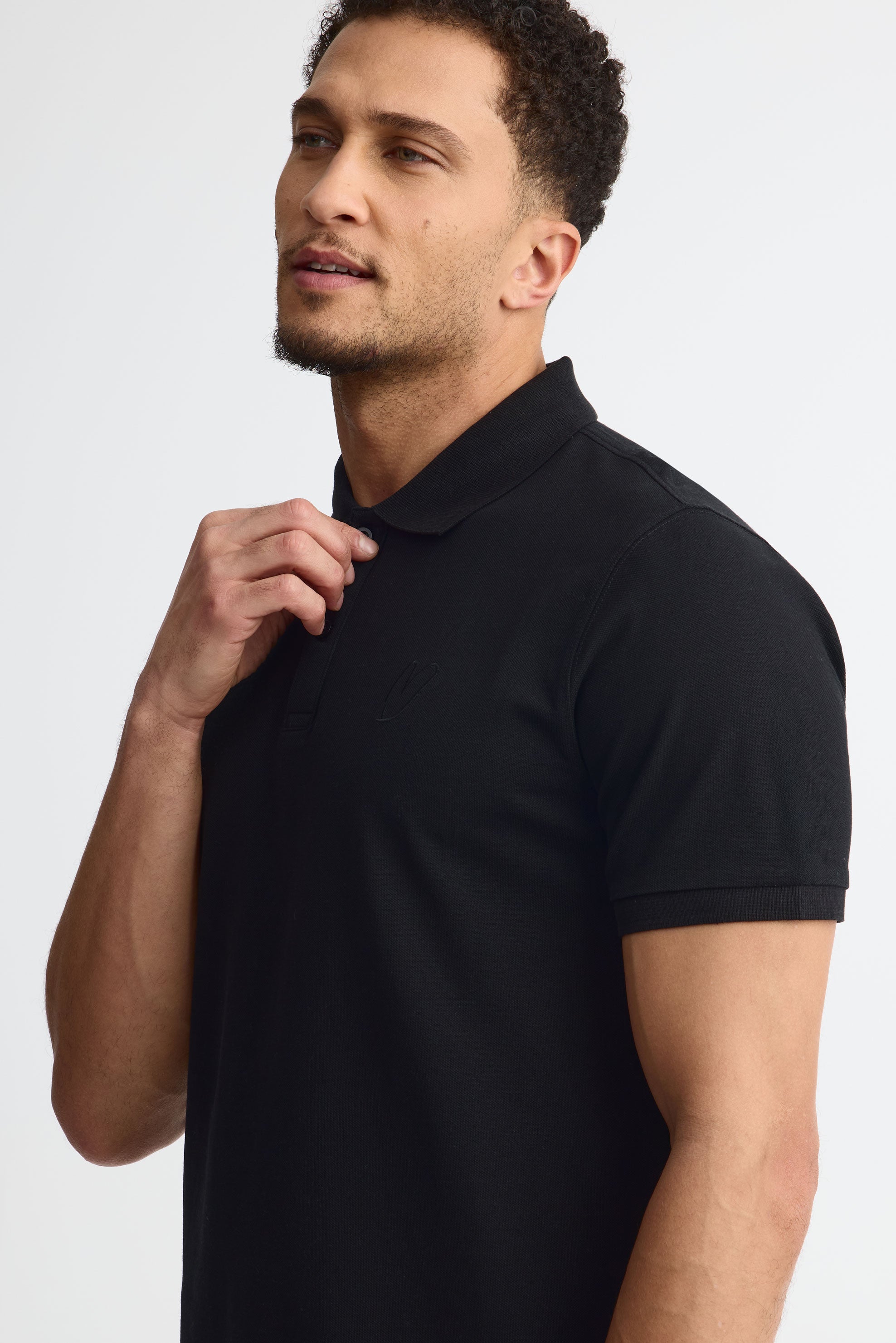 Polo manches courtes - Adulte unisexe && NOIR