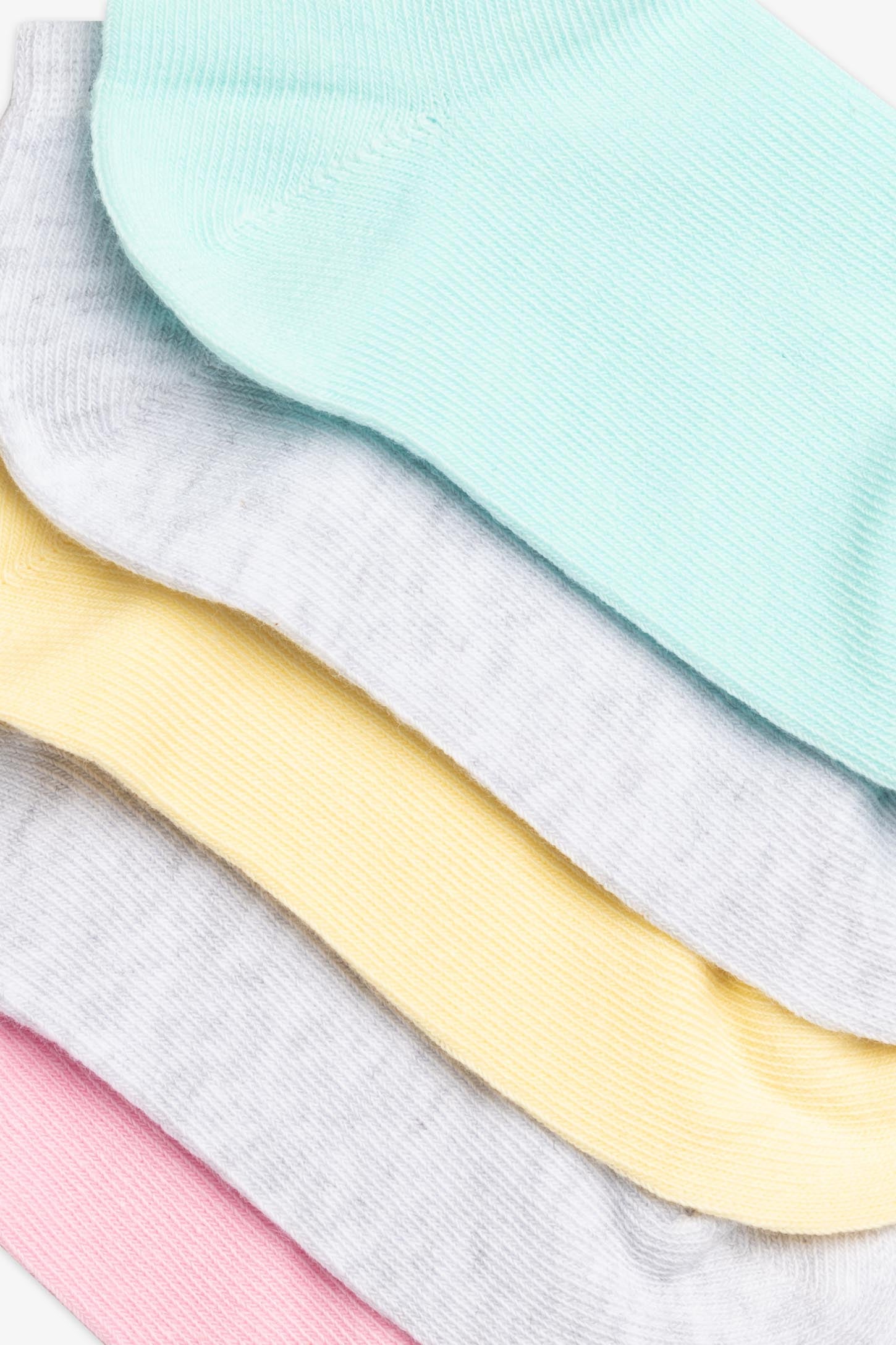 Chaussettes chevilles 5-pièces - Enfant fille && MULTI