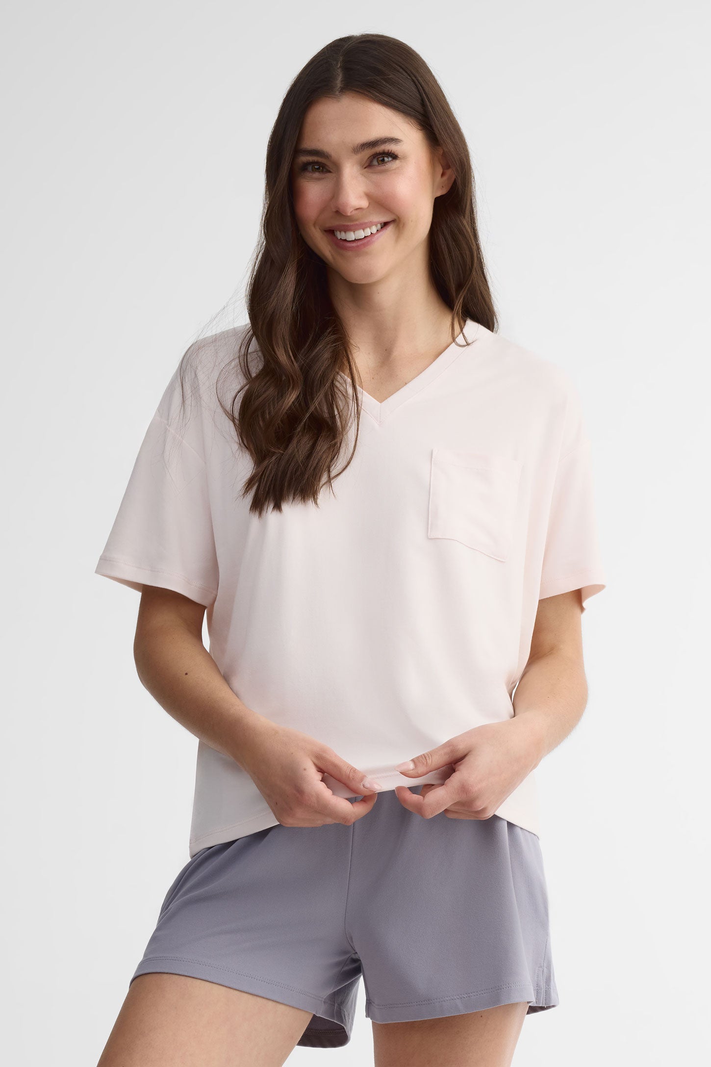 T-shirt pyjama moss - Femme && ROSE