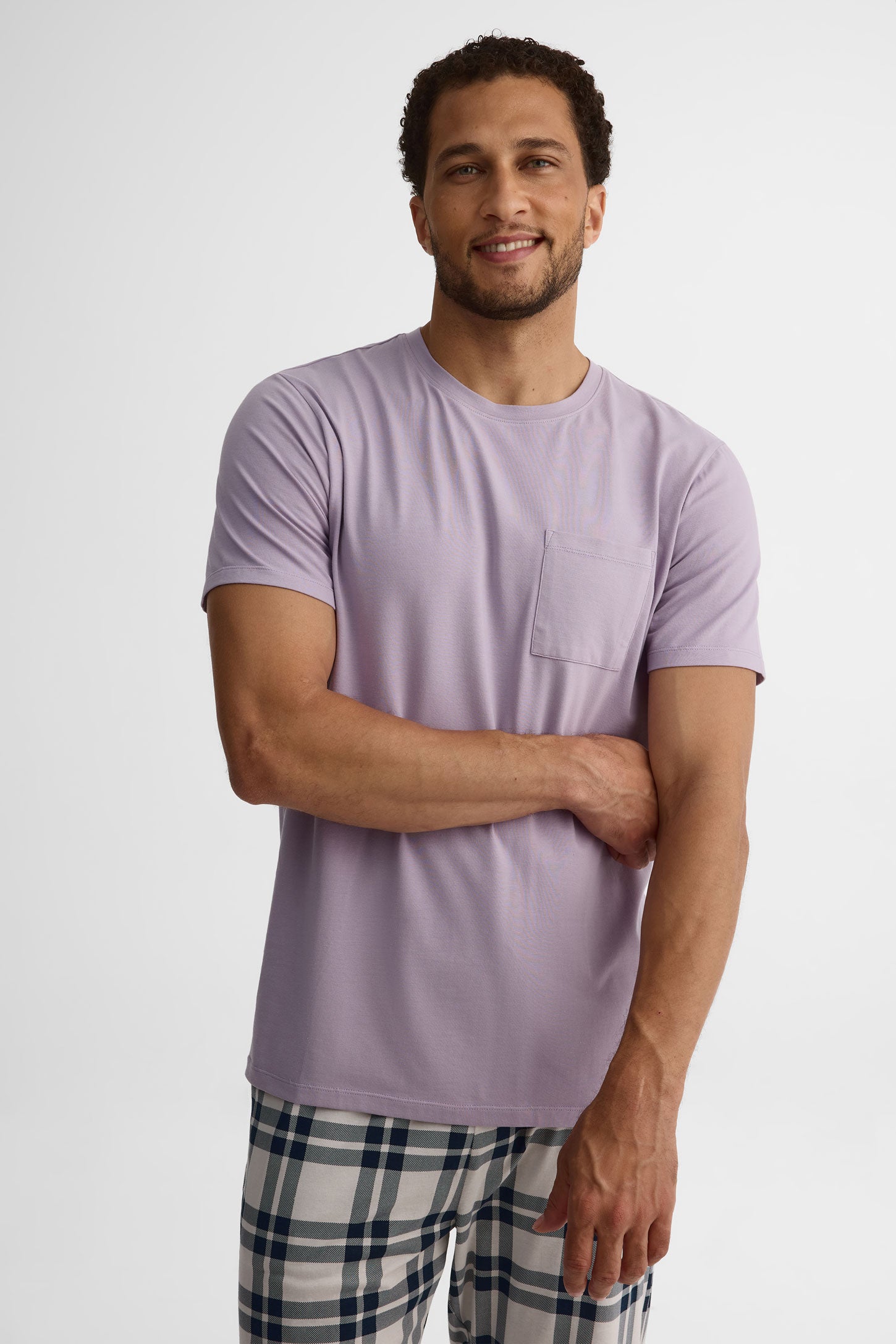 T-shirt pyjama modal, 2/40$ - Homme && LAVANDE