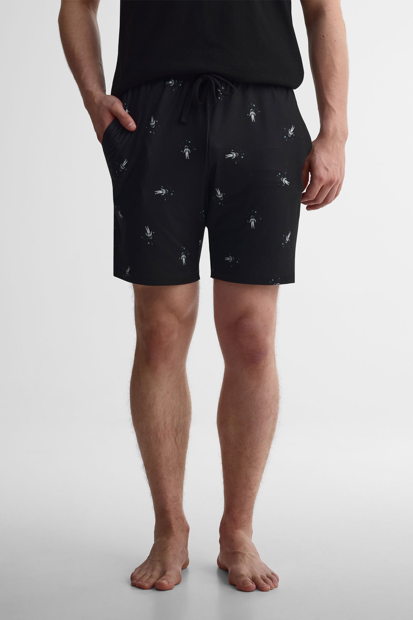 Short pyjama moss, 2/40$ - Homme && NOIR/MULTI