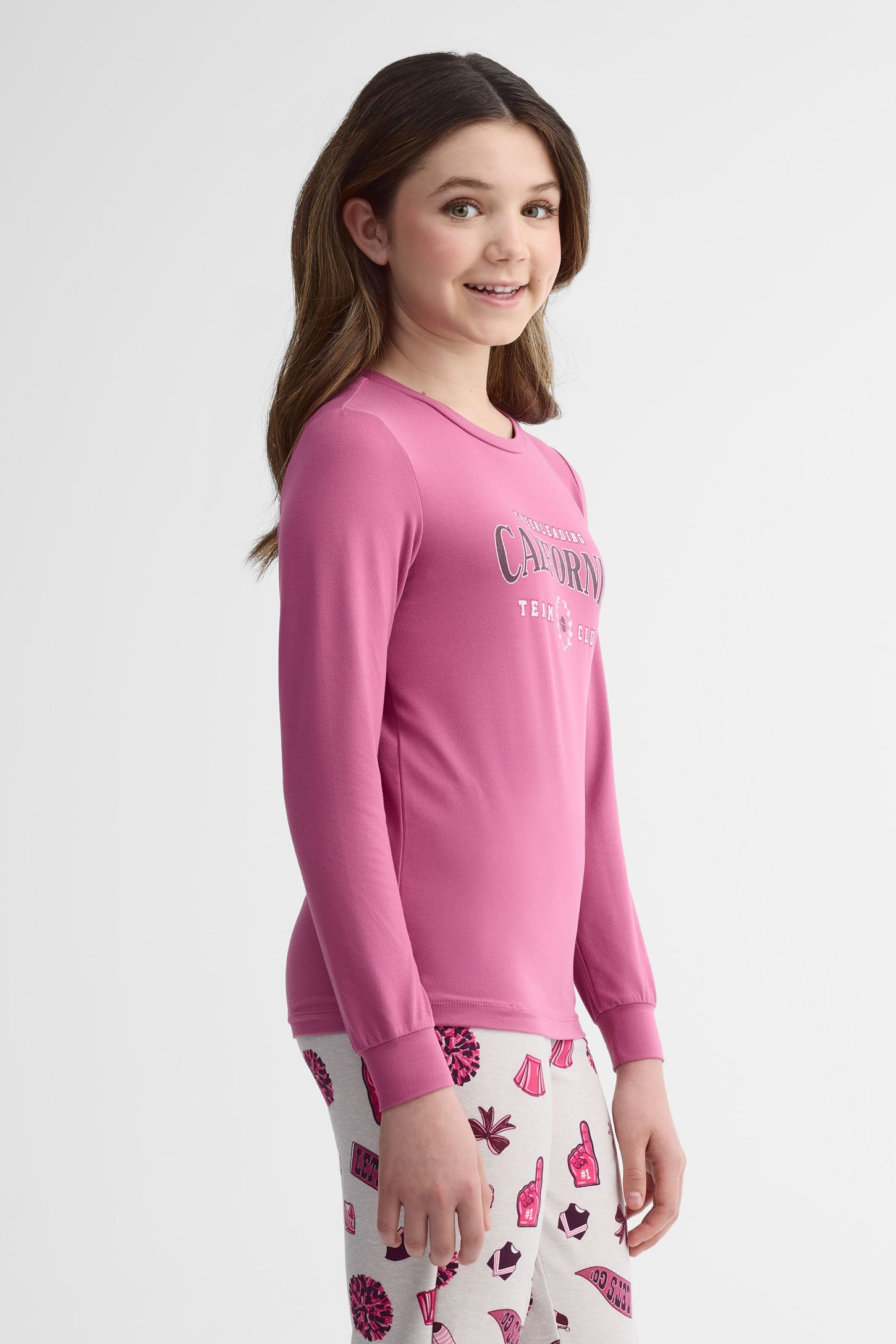 Pyjama 2 pièces imprimé - Ado fille 2/40$ && ROSE