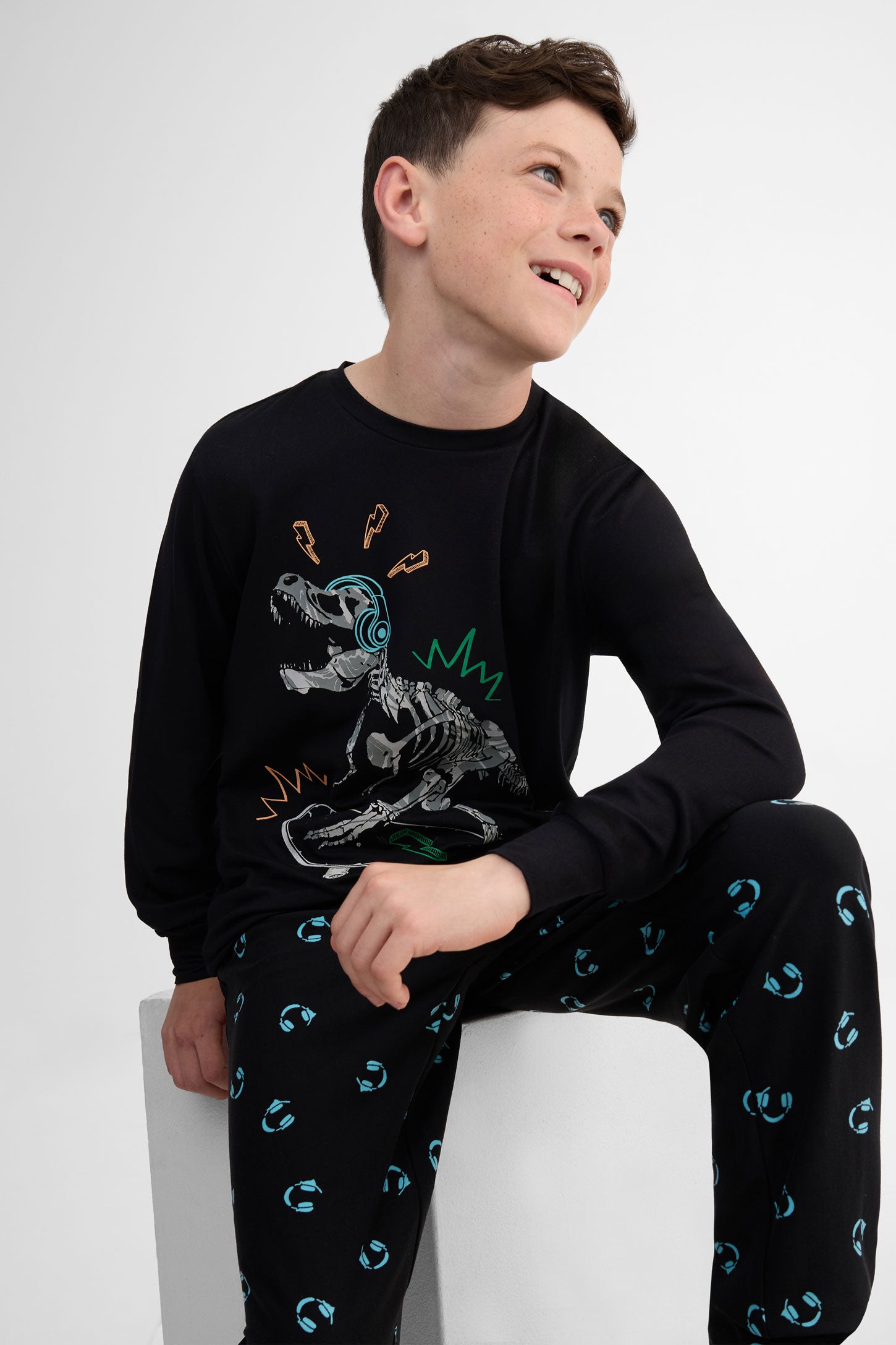 Pyjama 2-pièces, 2/40$ - Ado garçon && NOIR
