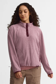 Chandail col montant micro polaire - Femme && MAUVE/MULTI