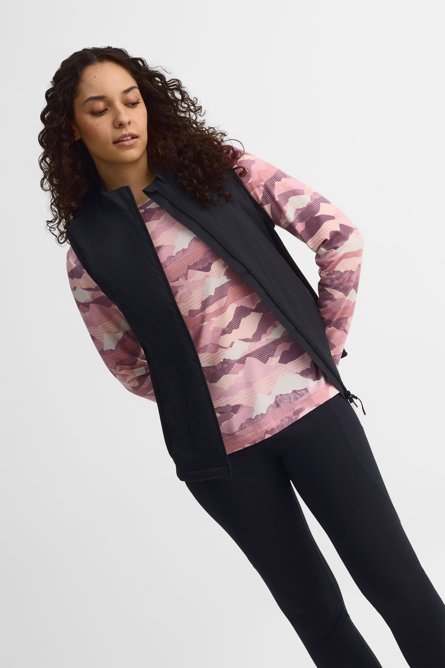Veste extensible sans manches - Femme && NOIR