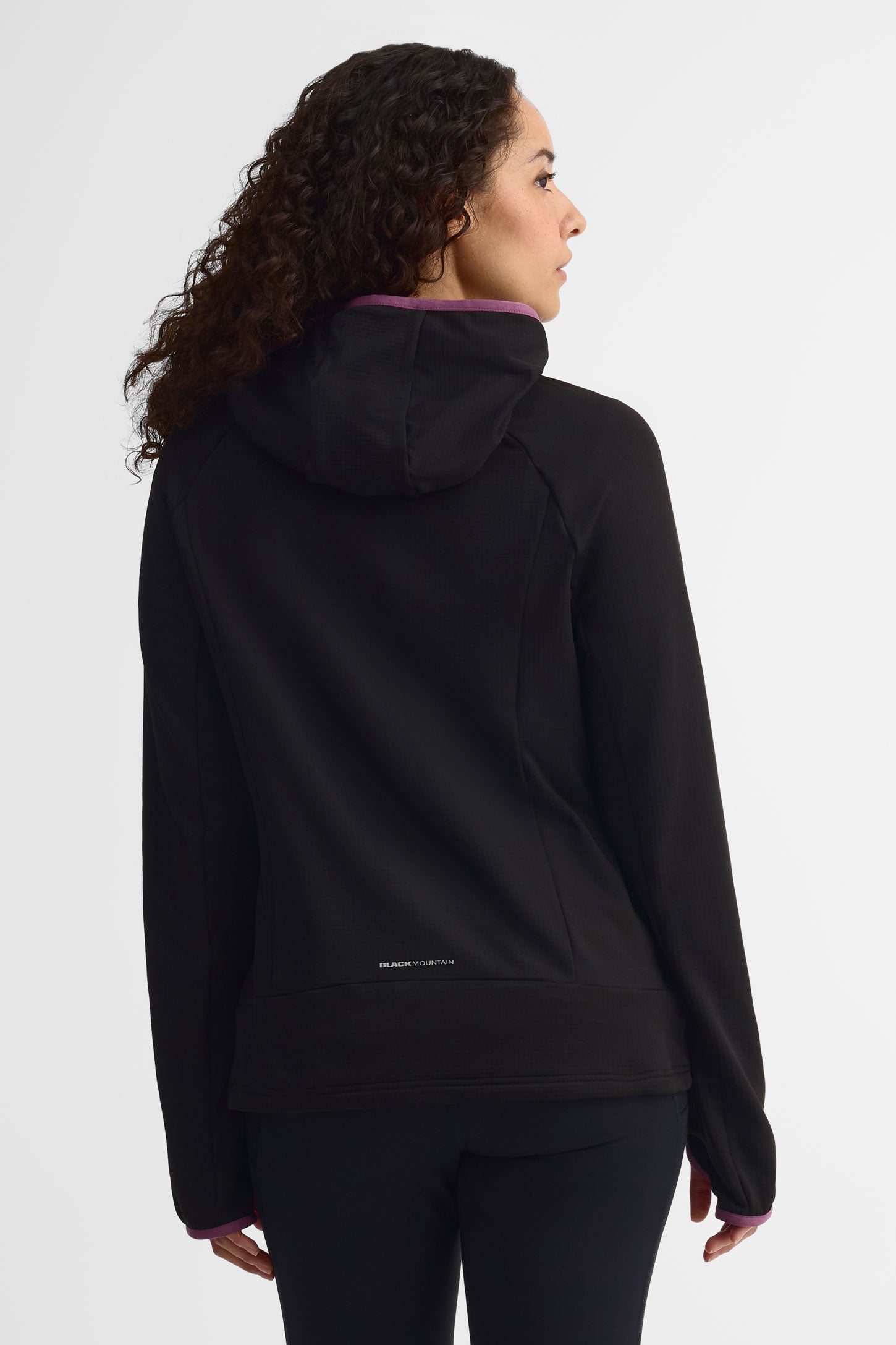 Veste longues à capuchon - Femme && NOIR