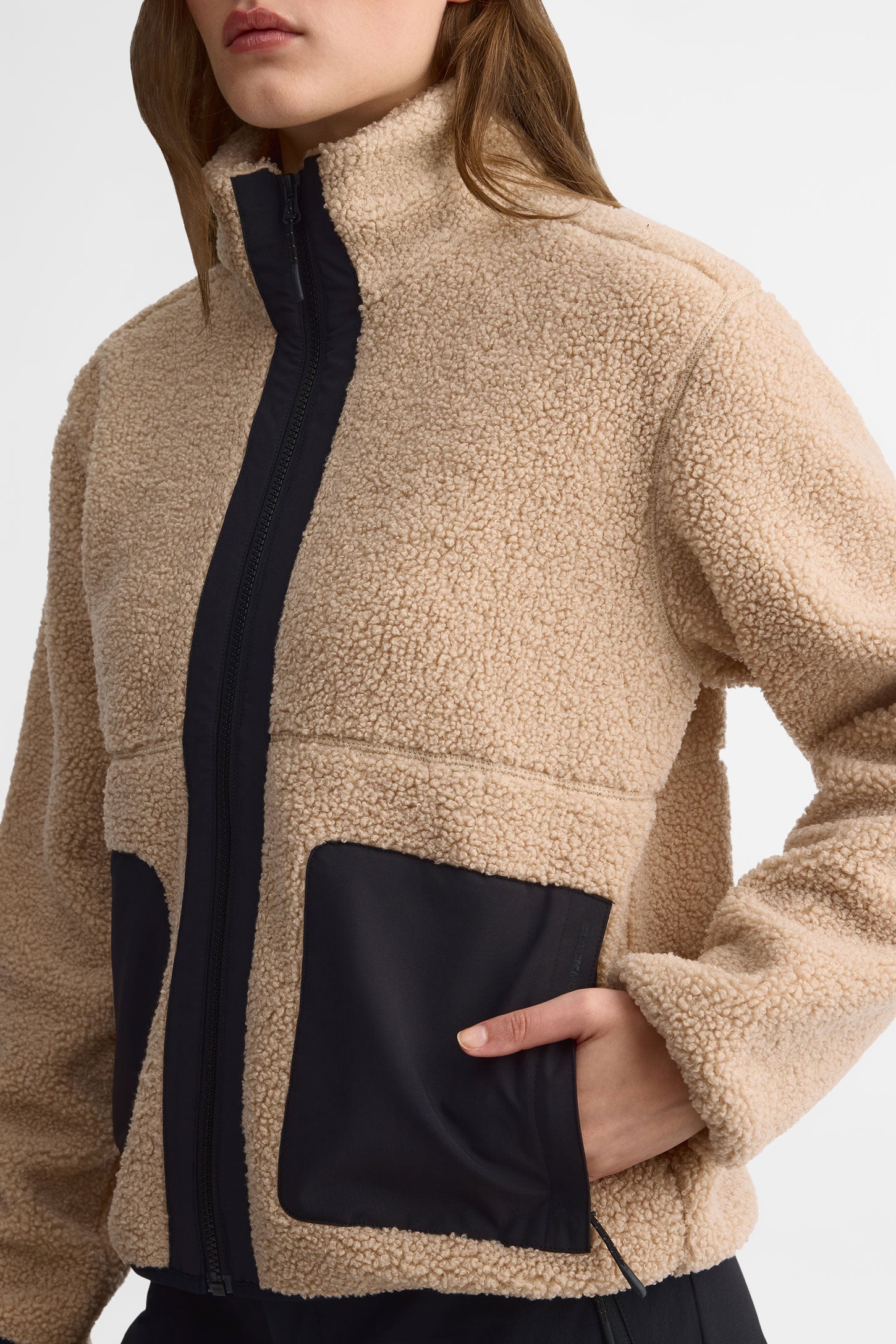 Veste en sherpa - Femme && BEIGE