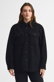 Veste en sherpa - Femme && NOIR