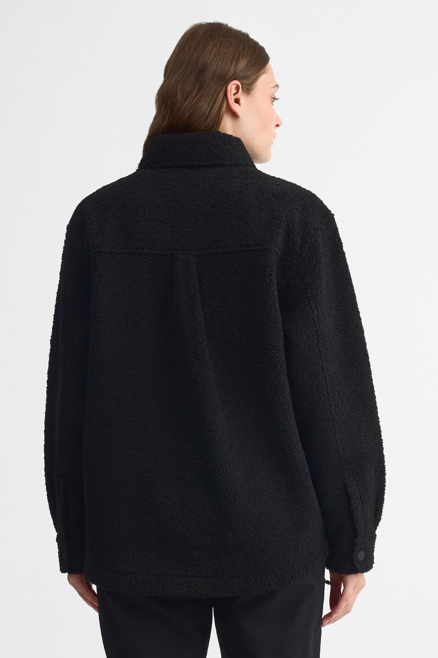 Veste en sherpa - Femme && NOIR