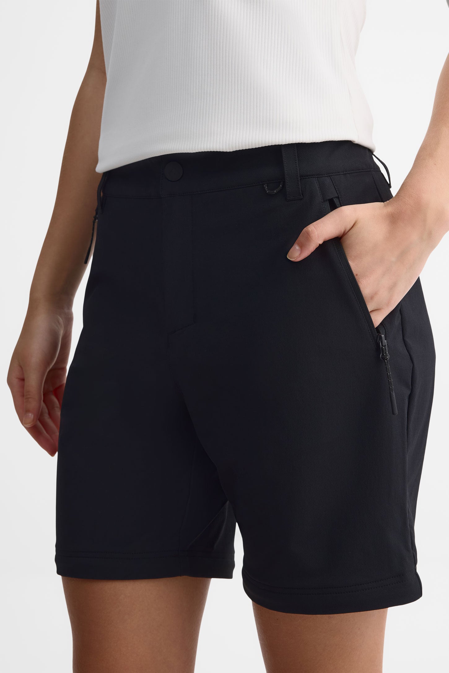 Pantalon convertible extensible 4 sens - Femme && NOIR