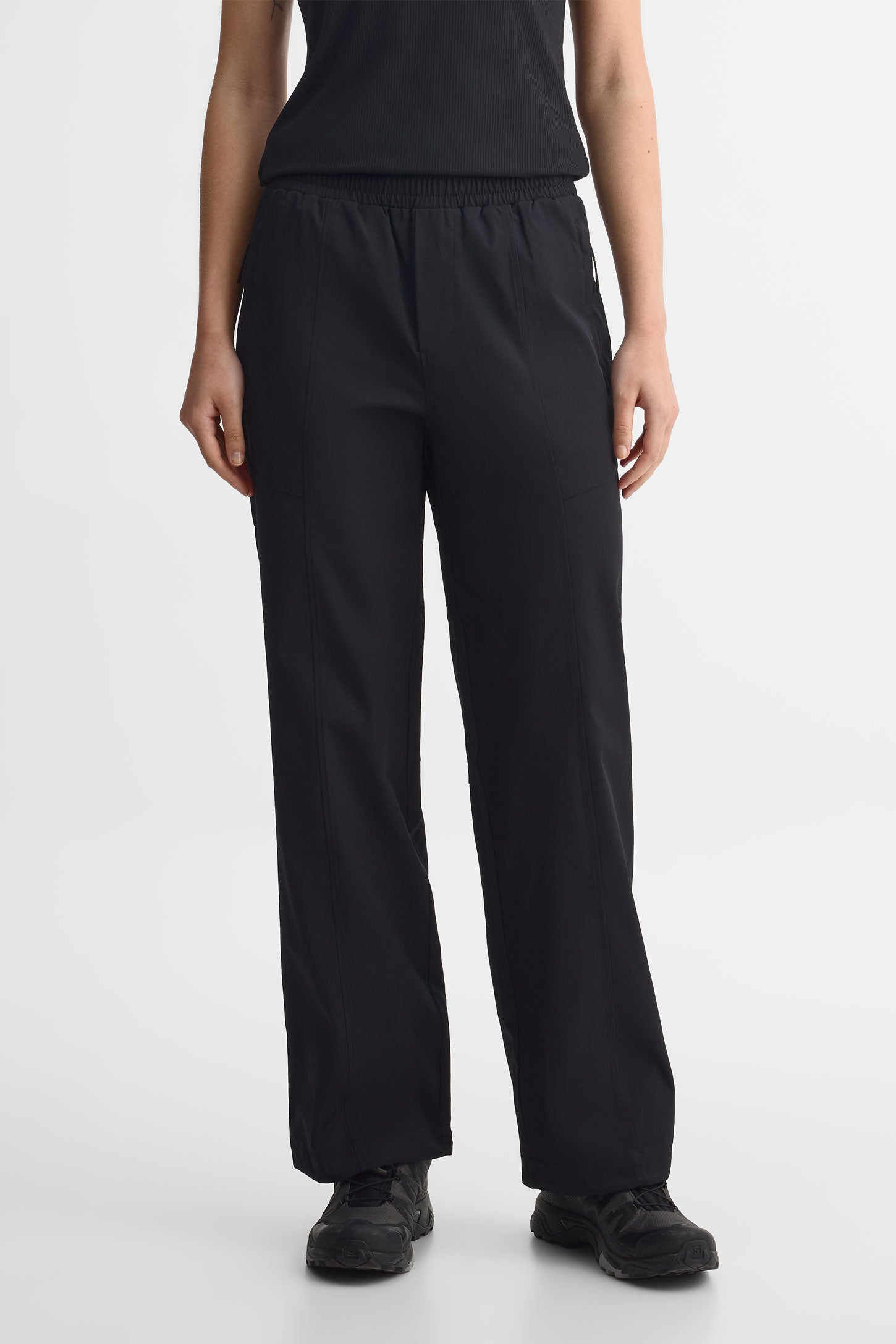 Pantalon parachute - Femme && NOIR