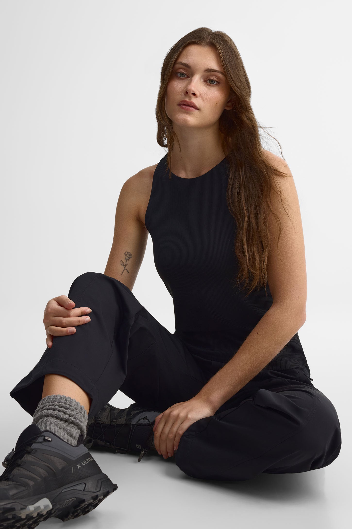 Pantalon parachute - Femme && NOIR