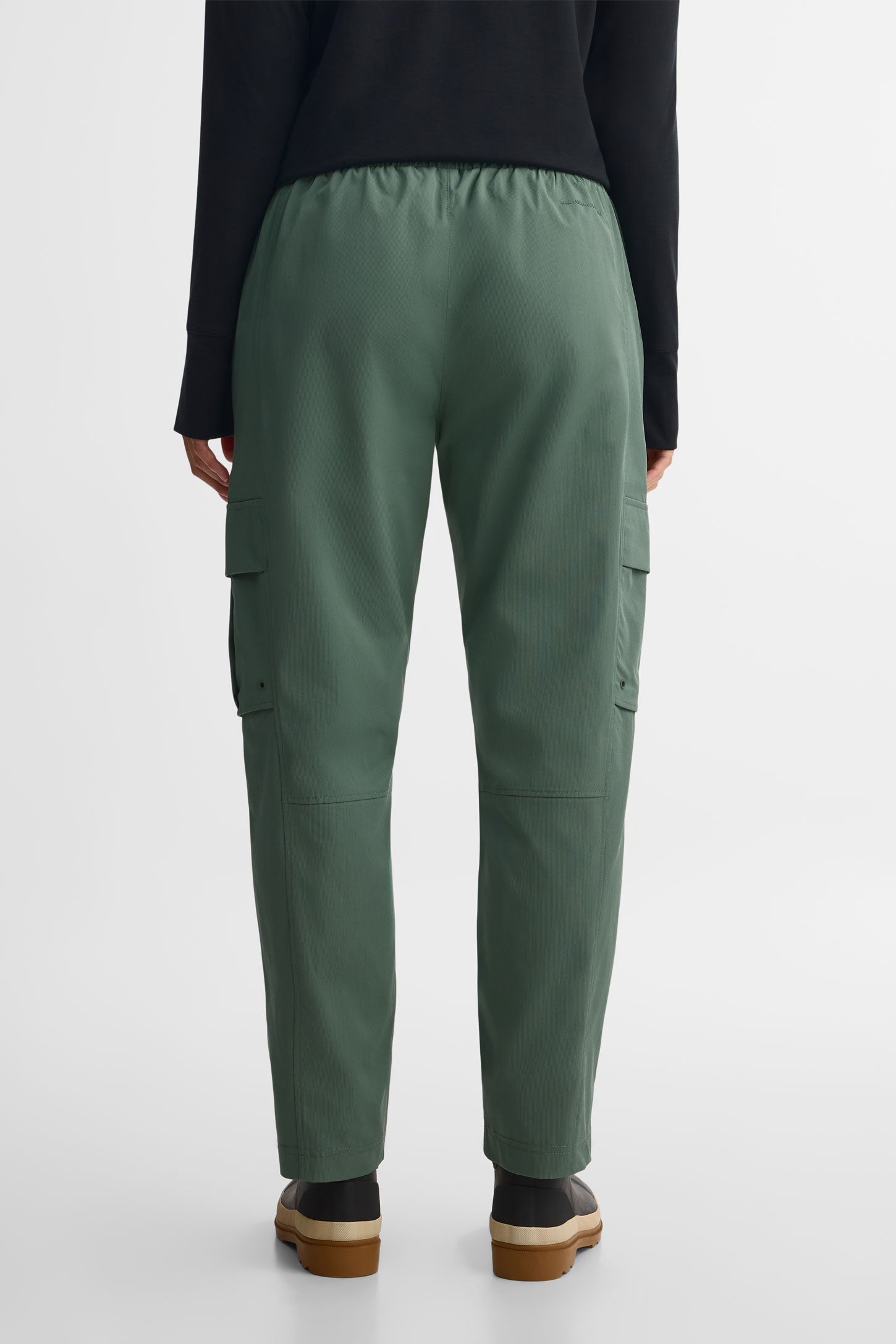 Pantalon cargo 7/8 - Femme && VERT