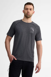 T-shirt col rond - Homme && CHARBON MIXTE