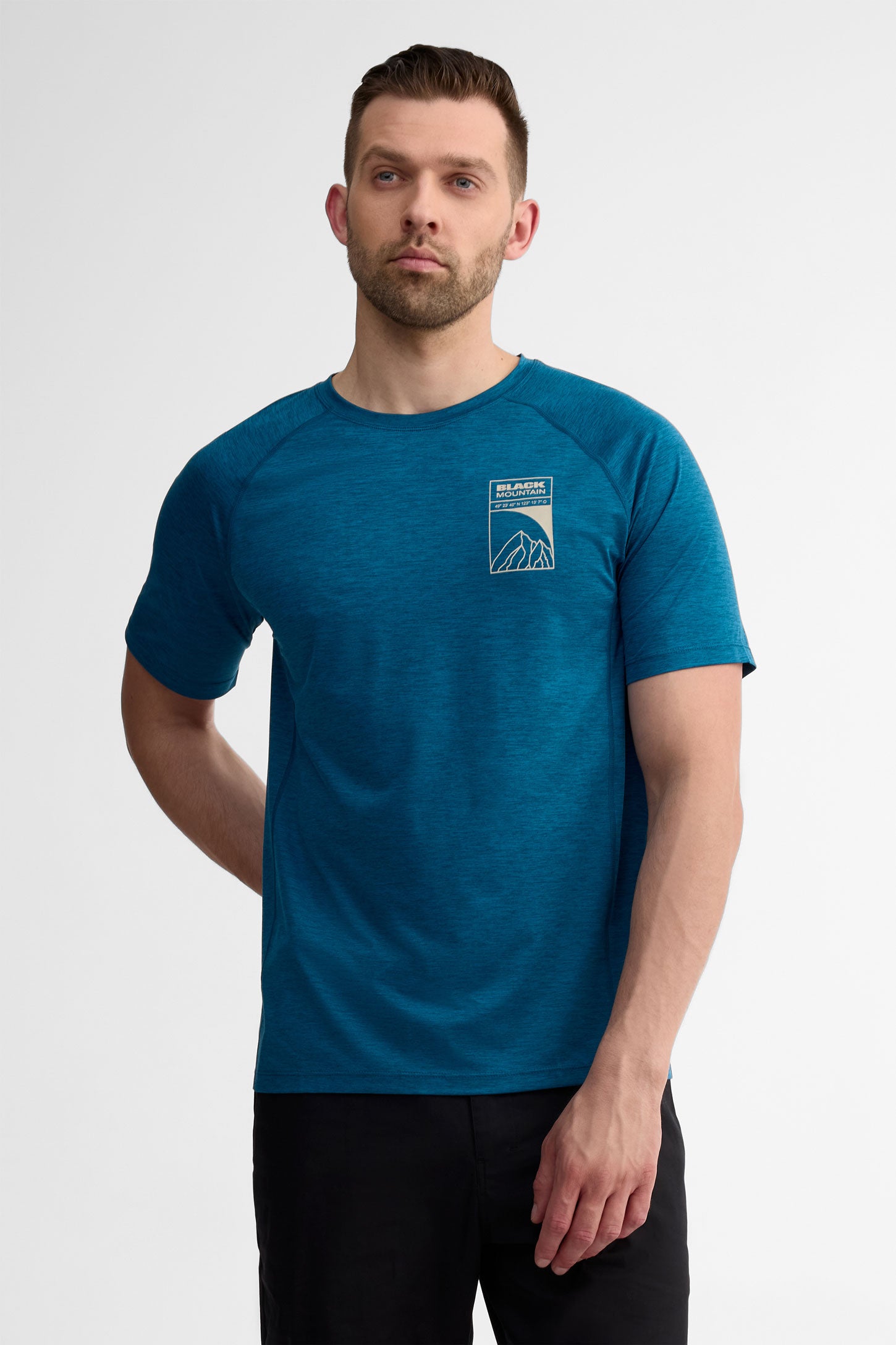 T-shirt col rond - Homme && SARCELLE