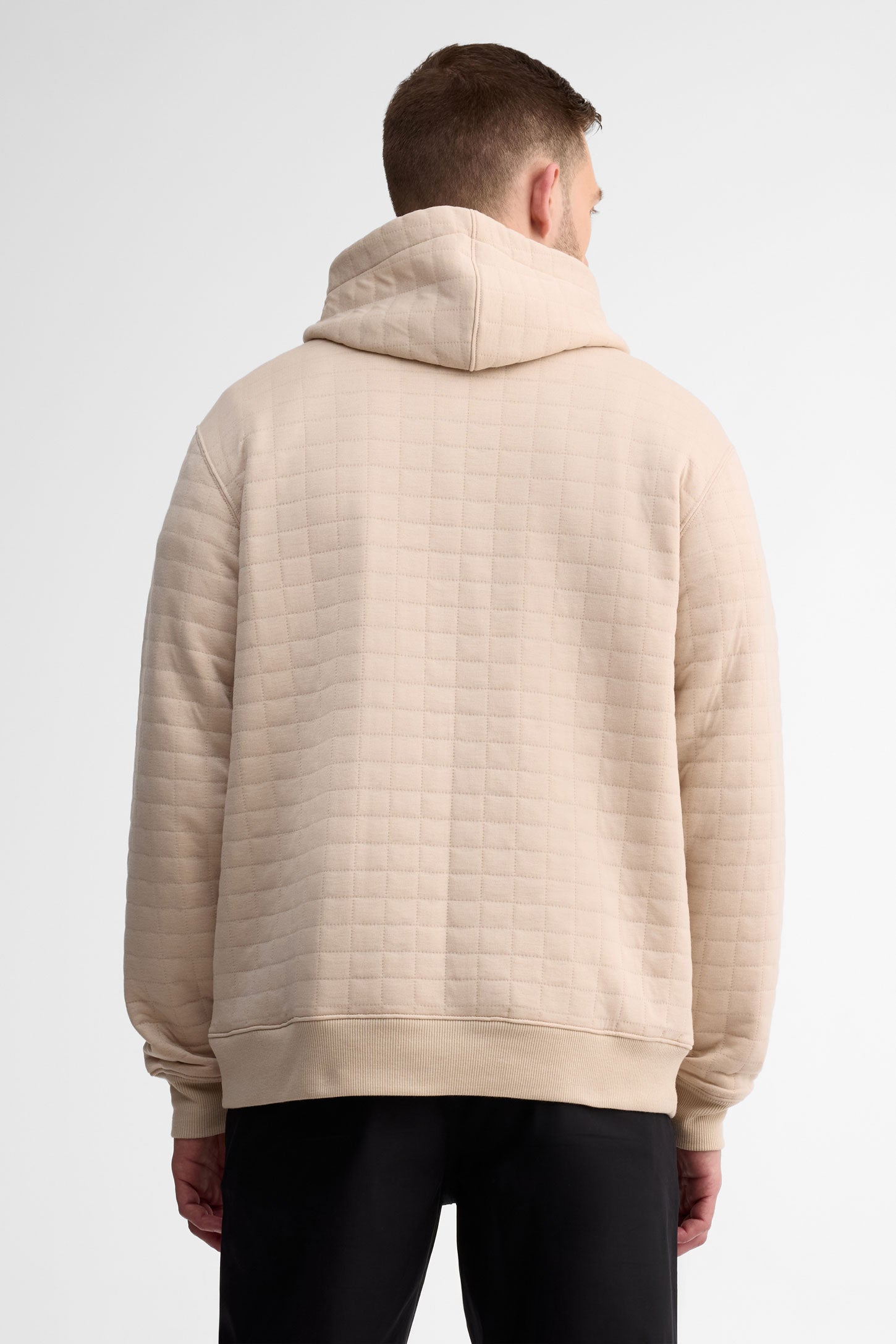 Chandail à capuchon ouaté - Homme && BEIGE