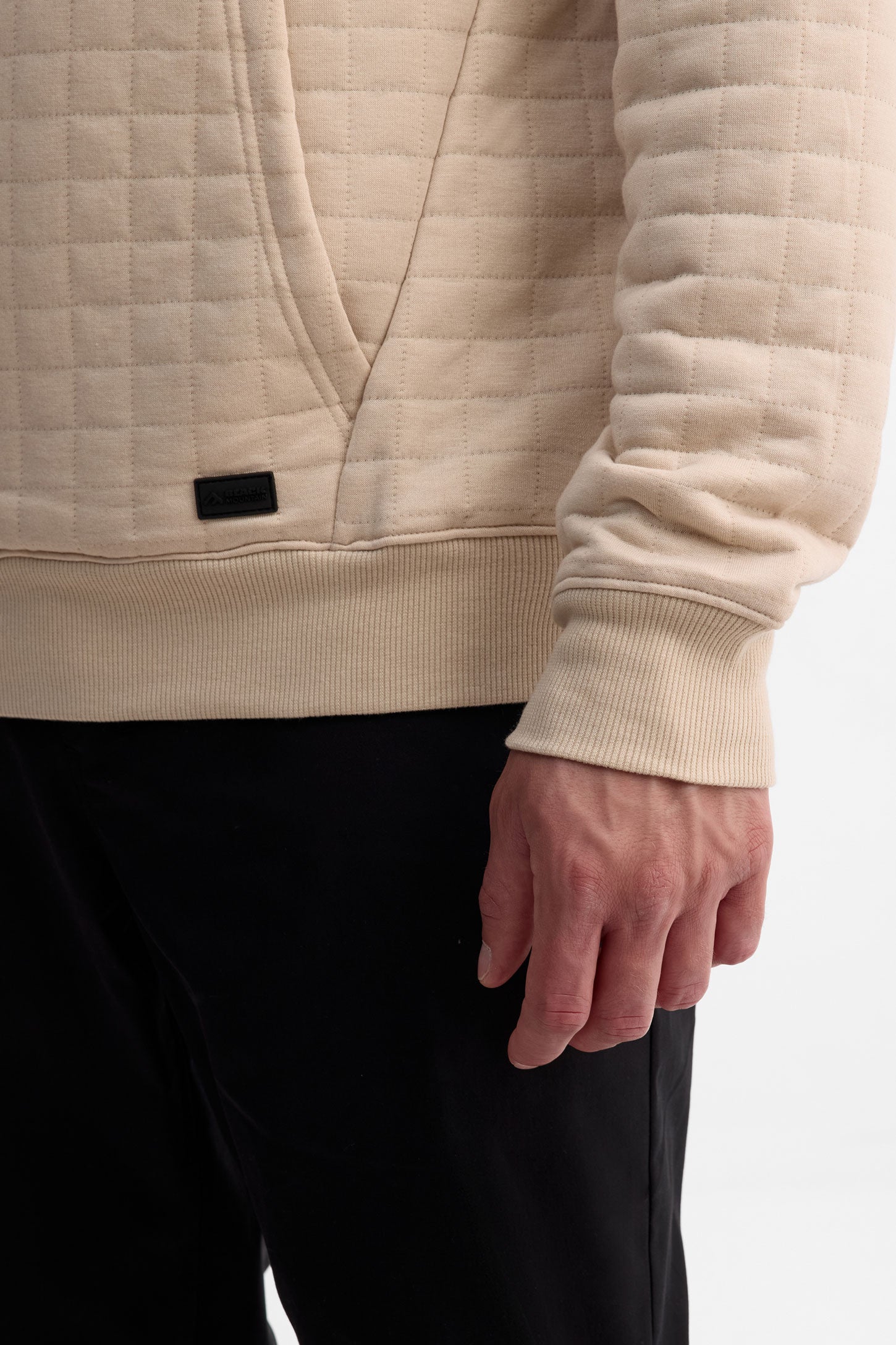 Chandail à capuchon ouaté - Homme && BEIGE