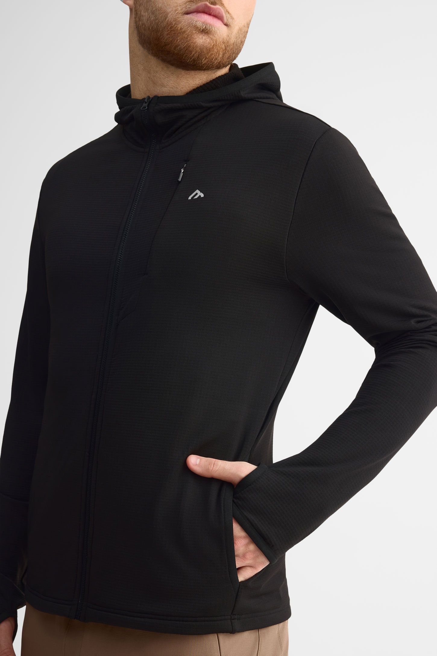 Veste à capuchon - Homme && NOIR