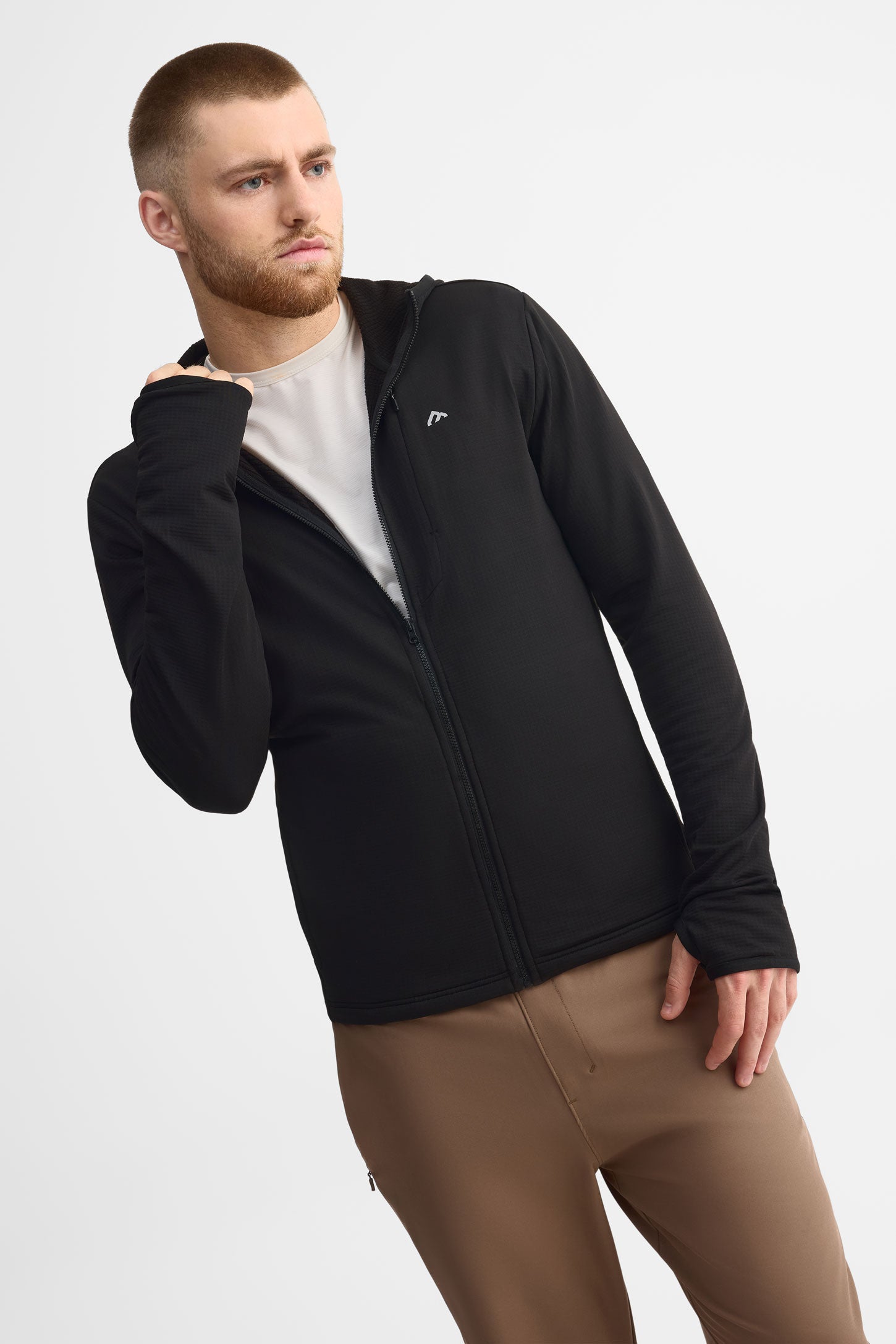 Veste à capuchon - Homme && NOIR