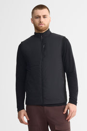 Veste sans manches col montant - Homme && NOIR