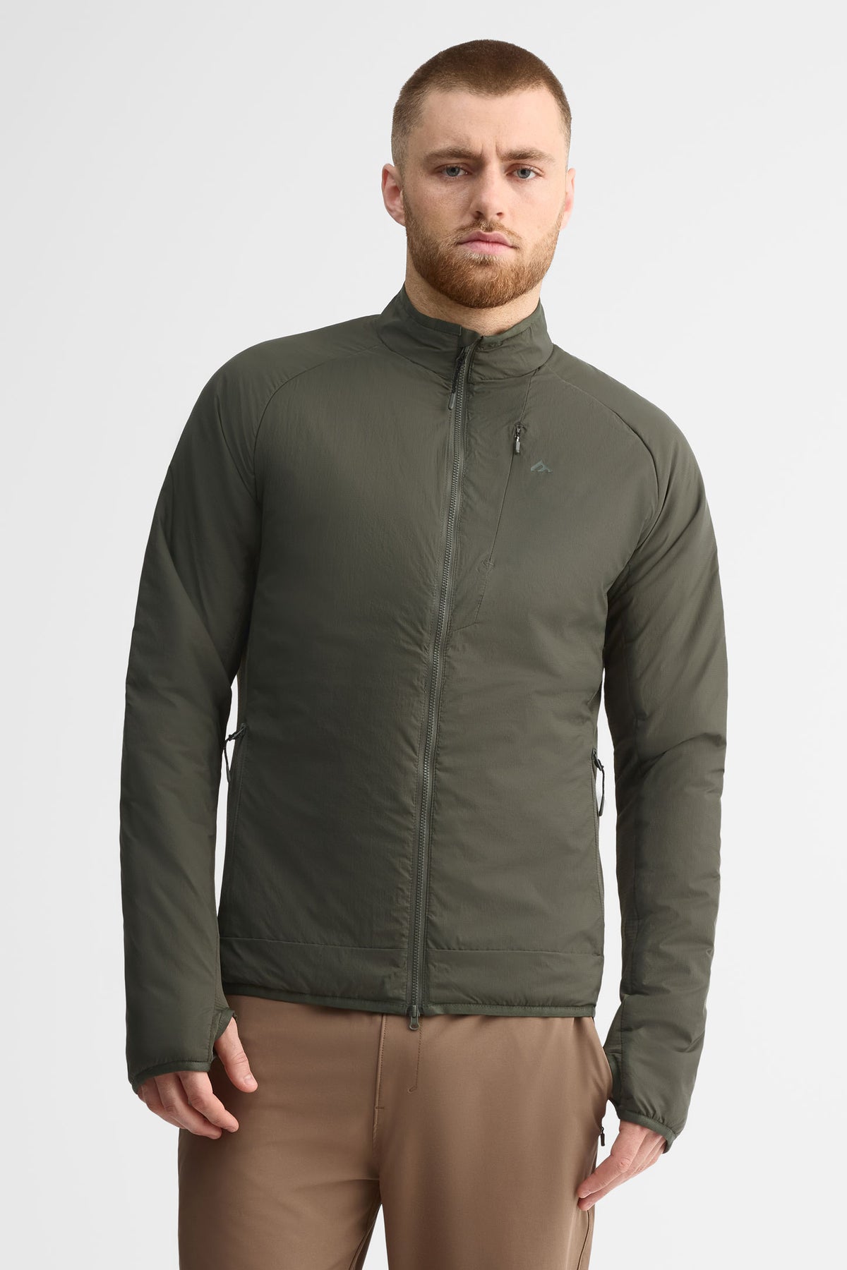 Veste à capuchon - Homme && KAKI
