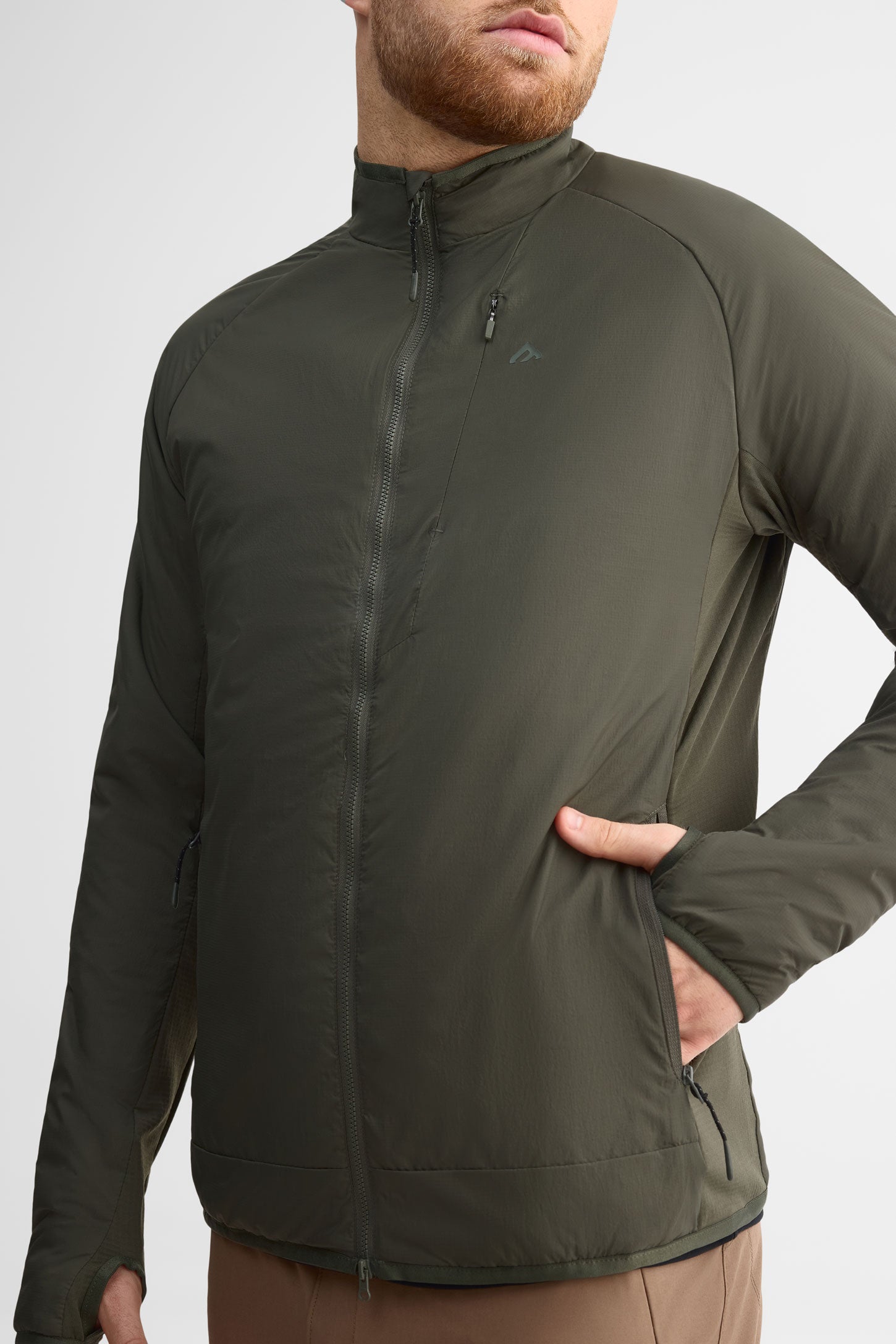 Veste à capuchon - Homme && KAKI