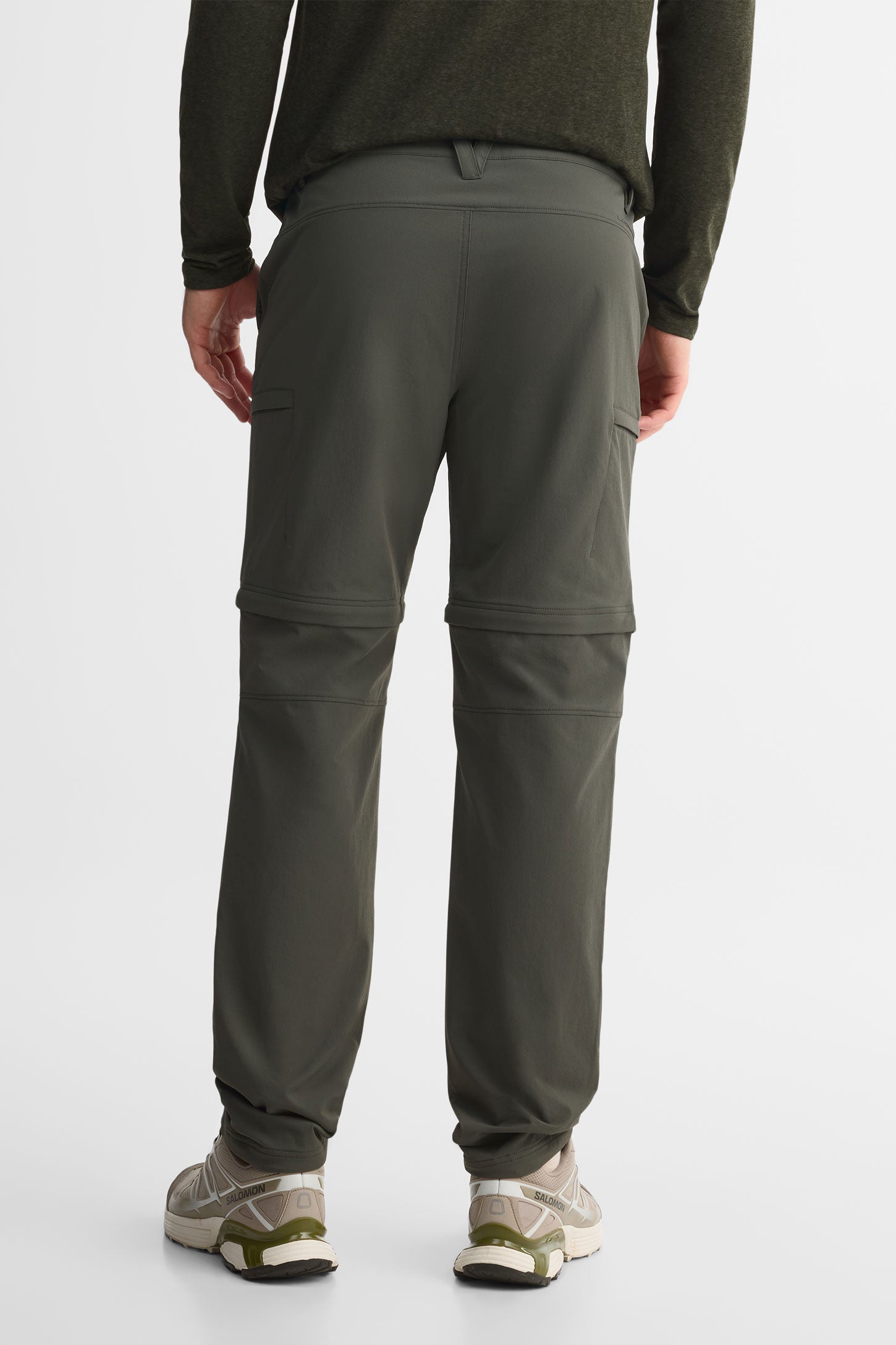 Pantalon cargo convertible extensible 4 sens - Homme && KAKI